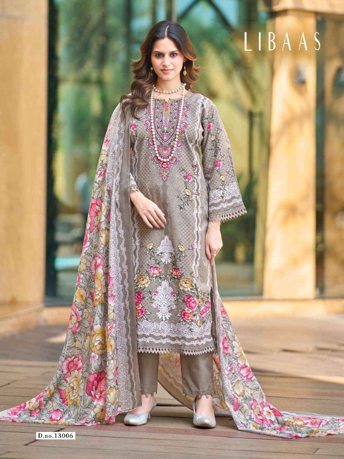 Ganesha Libaas Vol 13 Designer Prints Cotton Dress _ Wholesale Surat Rate ( 8 Pcs Catalog )