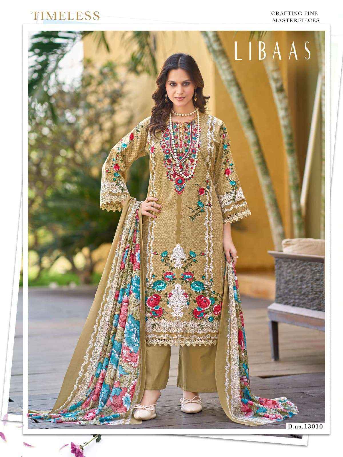 Ganesha Libaas Vol 13 Designer Prints Cotton Dress _ Wholesale Surat Rate ( 8 Pcs Catalog )