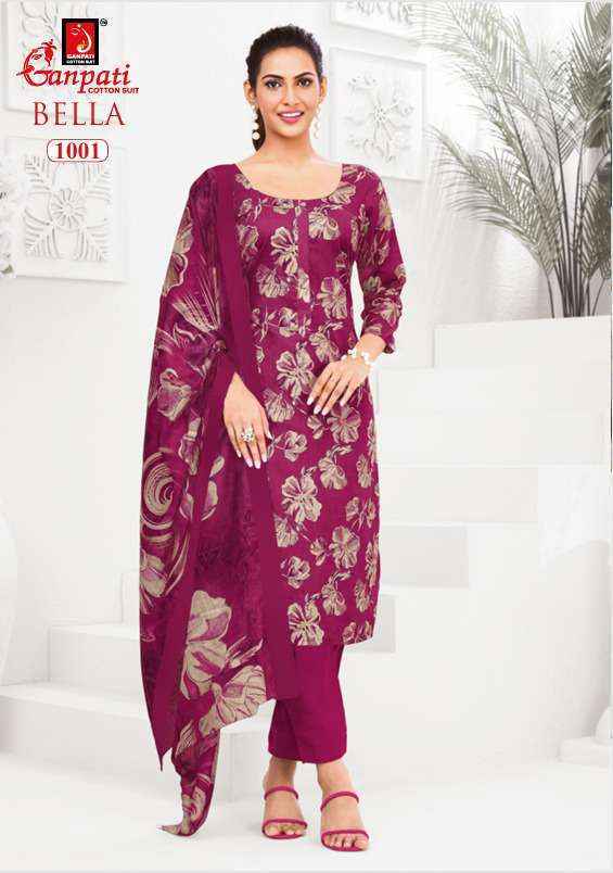 Ganpati Bella Patiyala Vol 10 Readymade Cotton Dress Surat Wholesale Rate ( 15 Pcs Catalog )