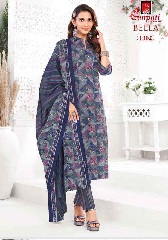 Ganpati Bella Patiyala Vol 10 Readymade Cotton Dress Surat Wholesale Rate ( 15 Pcs Catalog )