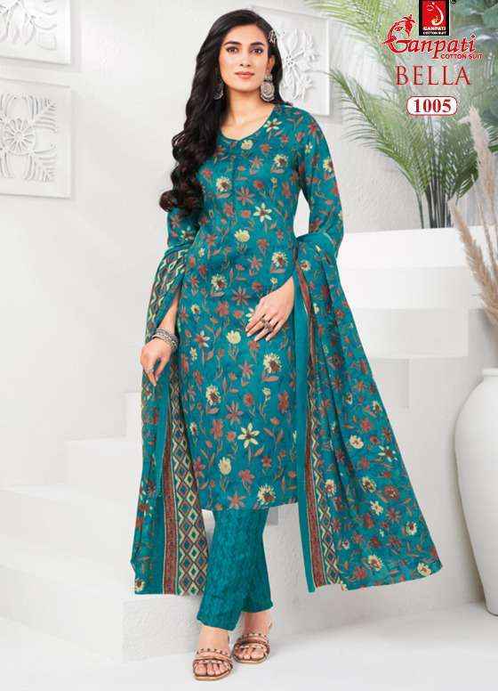 Ganpati Bella Patiyala Vol 10 Readymade Cotton Dress Surat Wholesale Rate ( 15 Pcs Catalog )