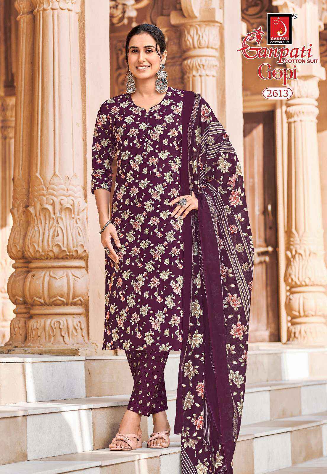 Ganpati Gopi Vol 15 Readymade Cotton Dress Wholesale Surat Rate ( 15 Pcs Catalog )