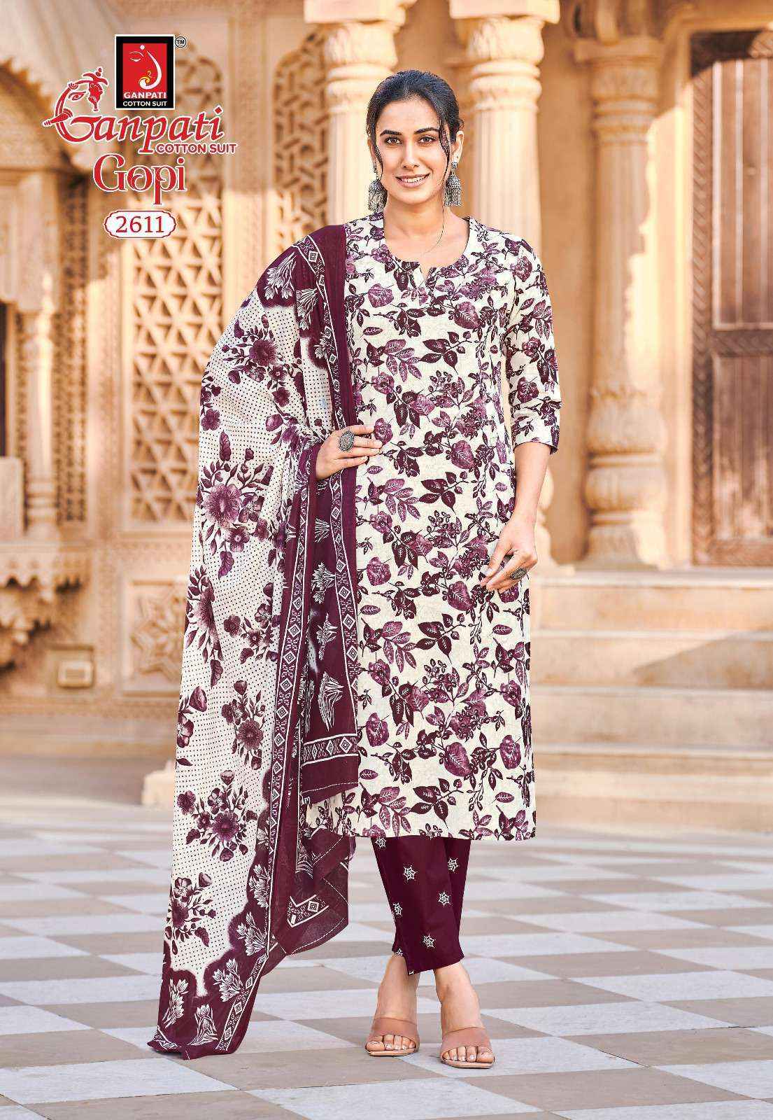 Ganpati Gopi Vol 15 Readymade Cotton Dress Wholesale Surat Rate ( 15 Pcs Catalog )