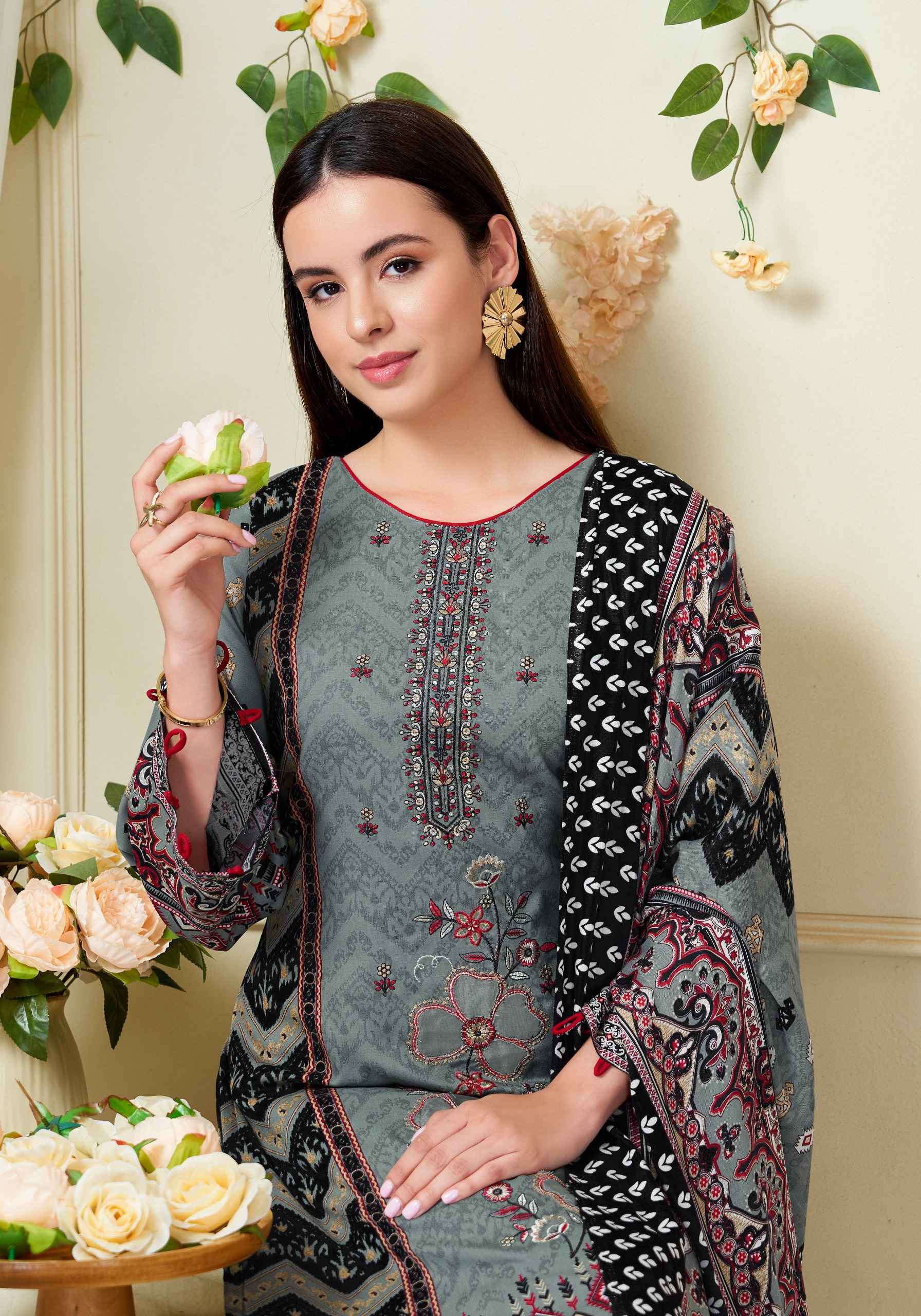 Harshit Fashion Lime Light Premium Viscose Reyon Dress Material _ Wholesale Clothing Supplier Surat ( 6 Pcs Catalog )