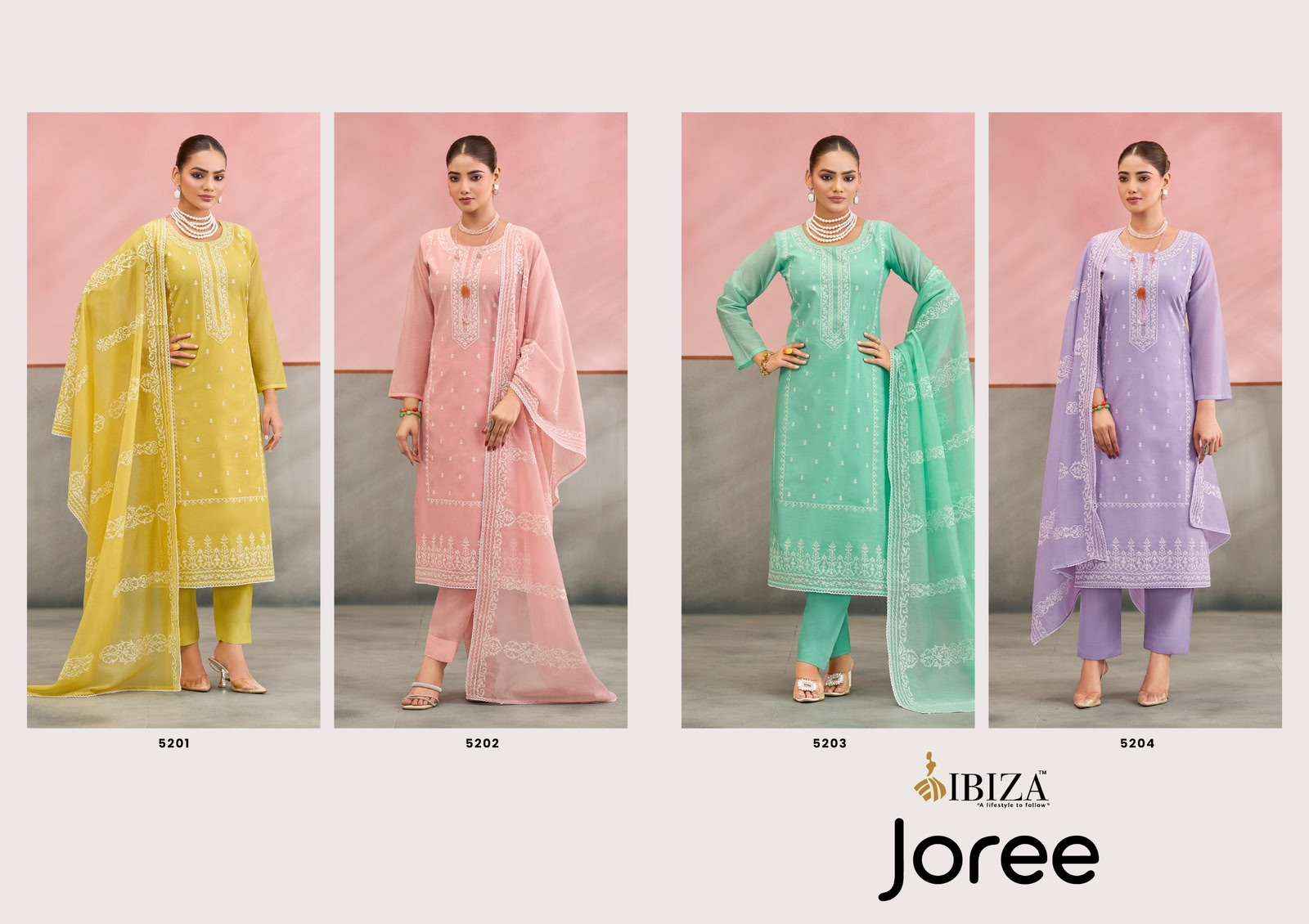 Ibiza Joree Exclusive Designer Cotton Dress _  Clothes Wholesale Website ( 4 Pcs catalog )
