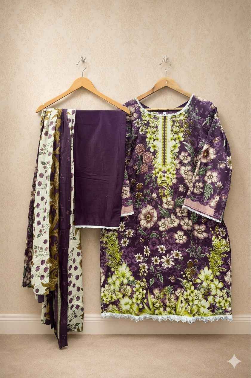 Jade Bin Saeed Heavy Luxury Vol 19 Readymade Cotton Dress ( 6 pcs Catalogue )