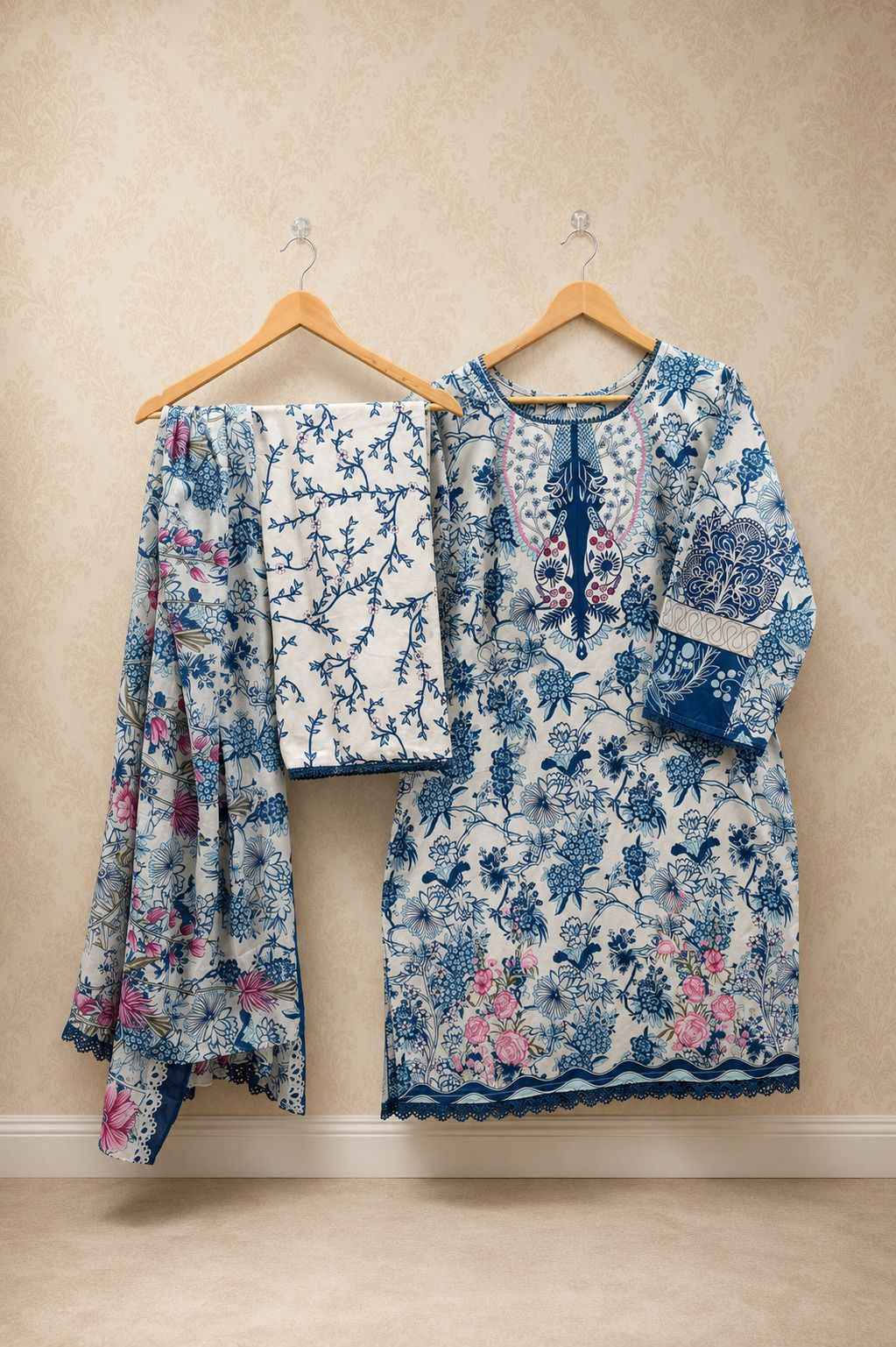 Jade Bin Saeed Heavy Luxury Vol 19 Readymade Cotton Dress ( 6 pcs Catalogue )
