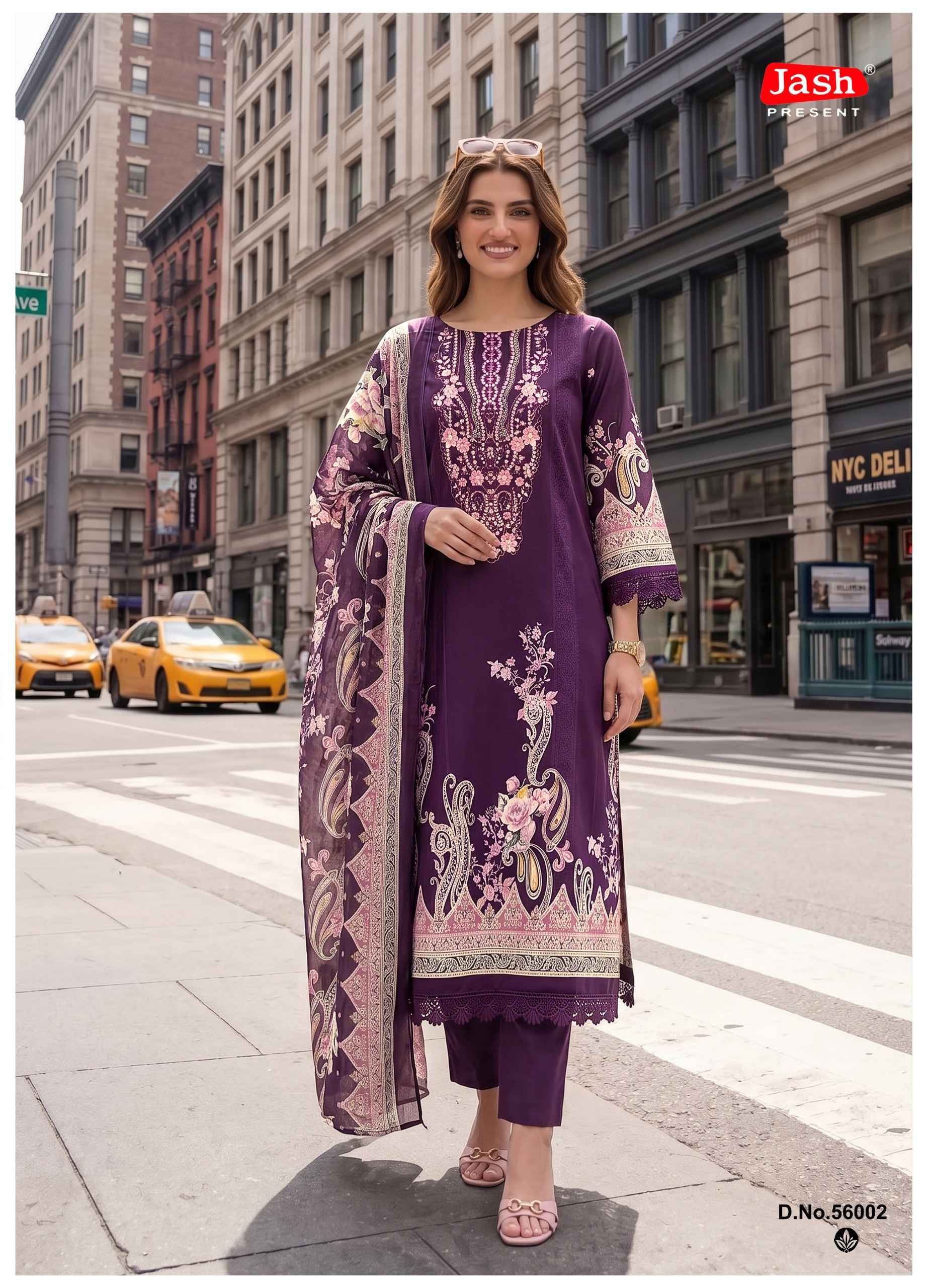 Jash Elliza Vol 56 Wholesale Pakistani Cotton Dress Material ( 10 pcs Catalogue )