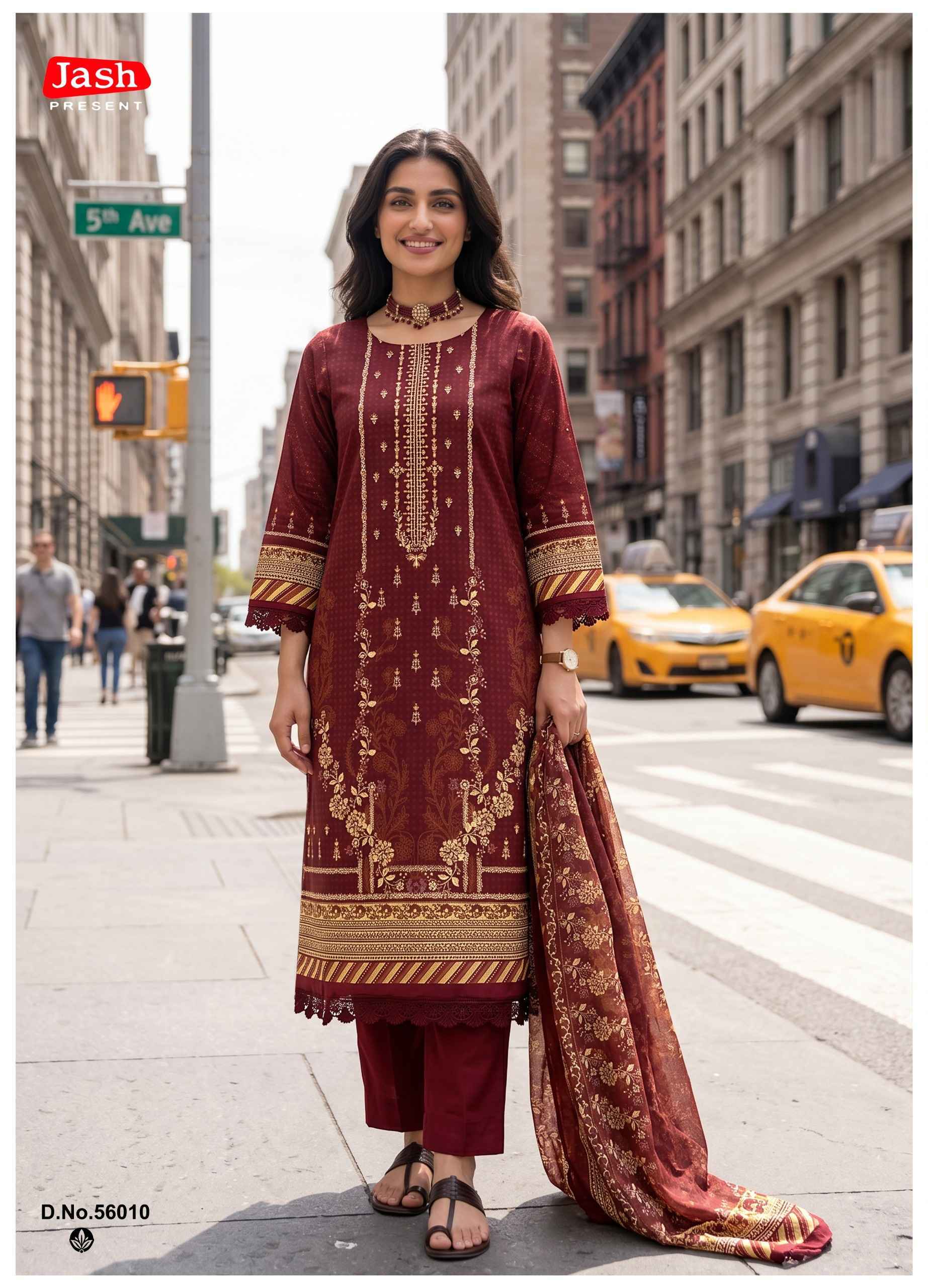 Jash Elliza Vol 56 Wholesale Pakistani Cotton Dress Material ( 10 pcs Catalogue )