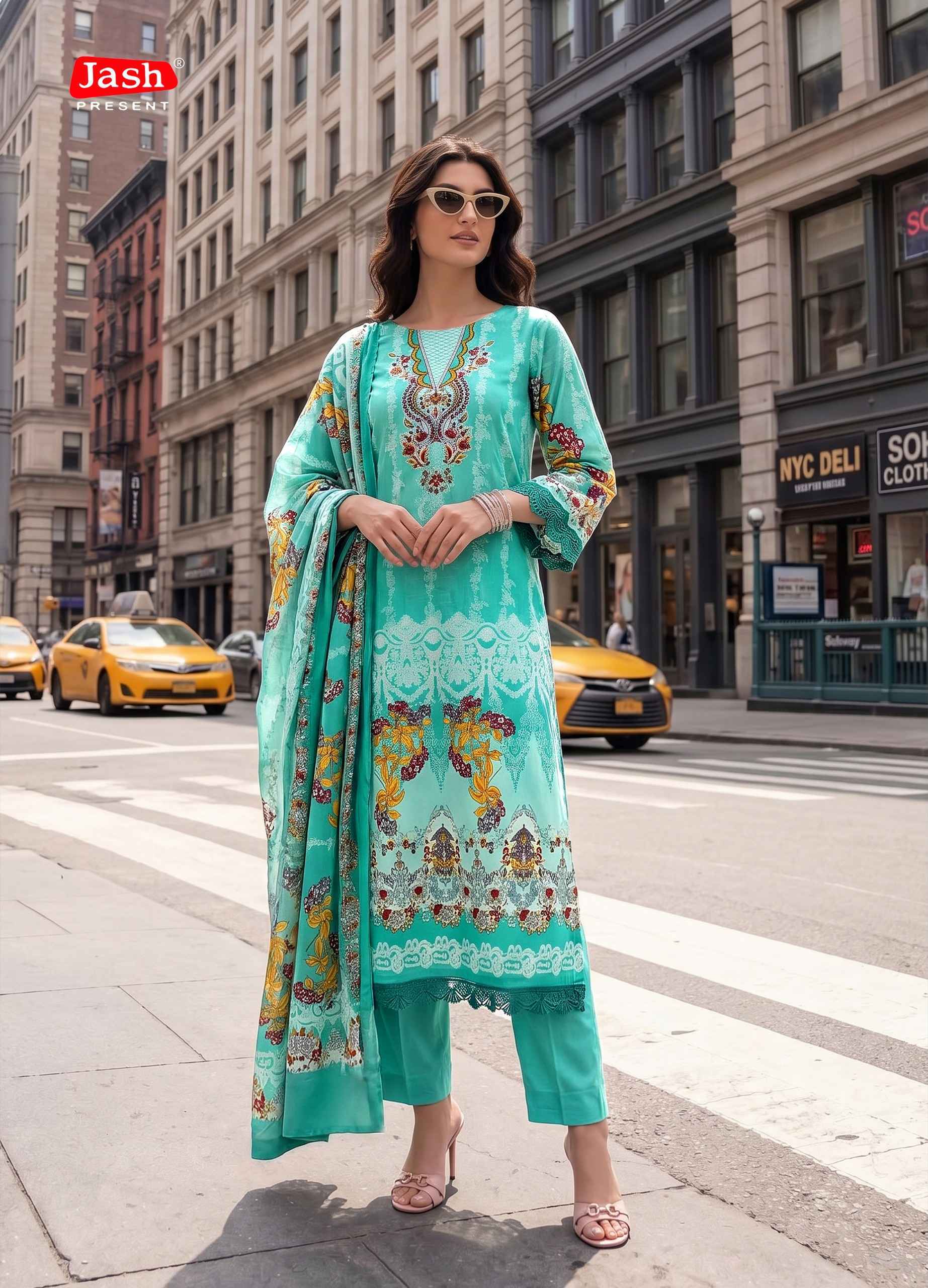 Jash Elliza Vol 56 Wholesale Pakistani Cotton Dress Material ( 10 pcs Catalogue )