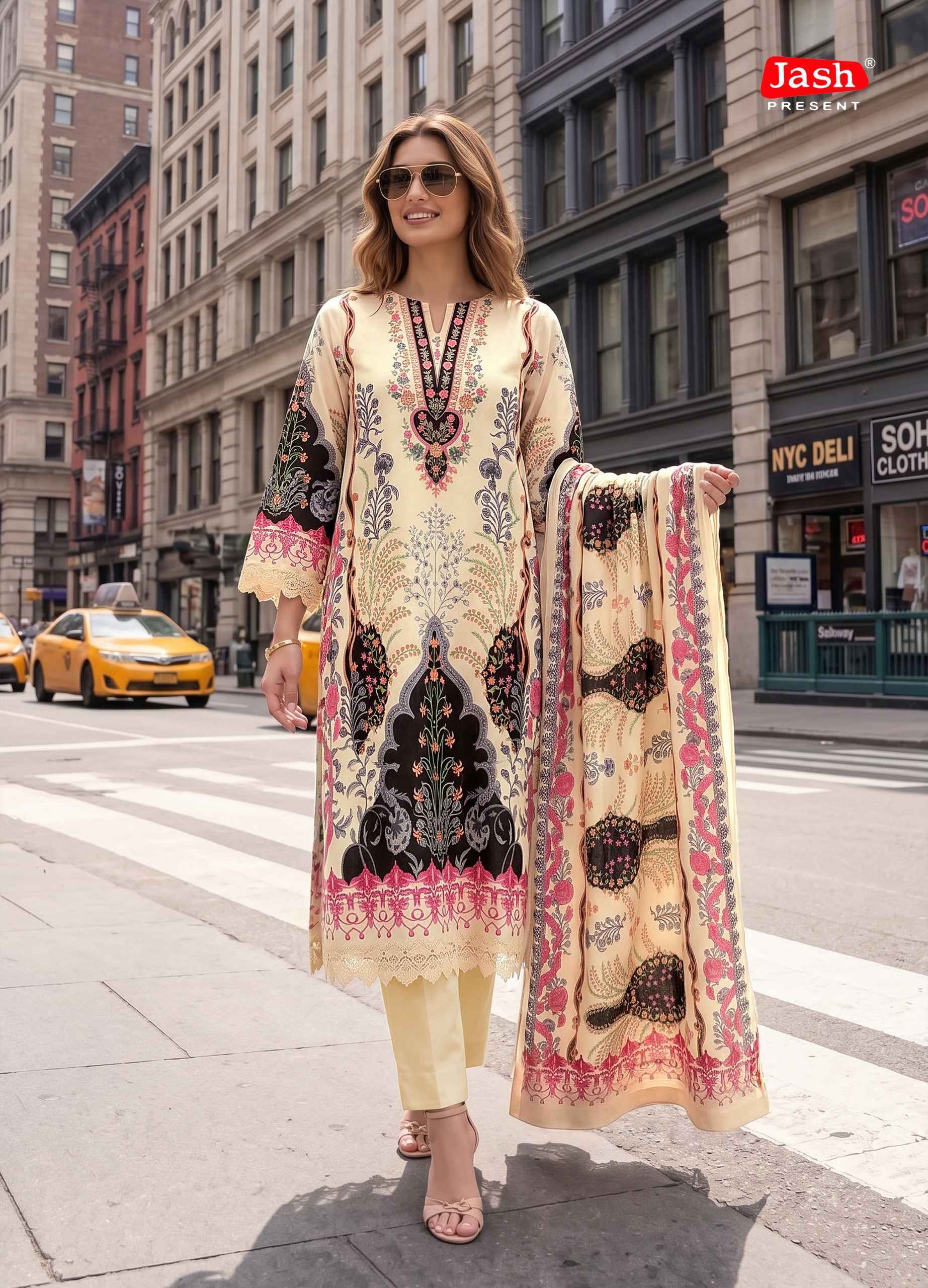 Jash Elliza Vol 56 Wholesale Pakistani Cotton Dress Material ( 10 pcs Catalogue )