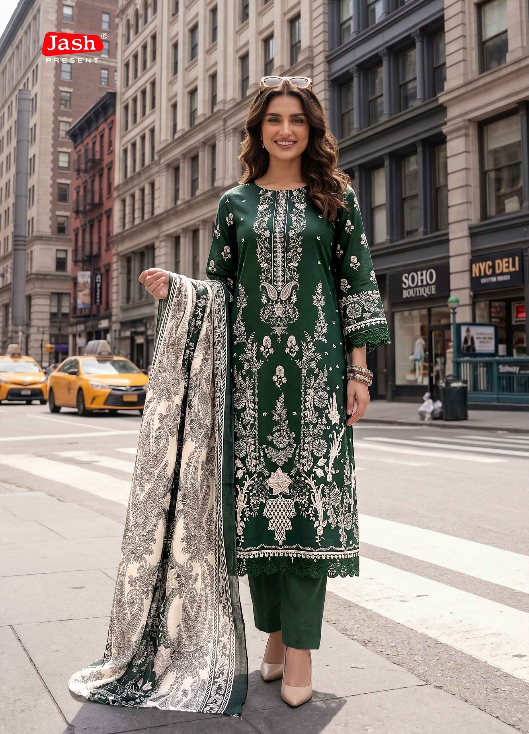 Jash Elliza Vol 56 Wholesale Pakistani Cotton Dress Material ( 10 pcs Catalogue )