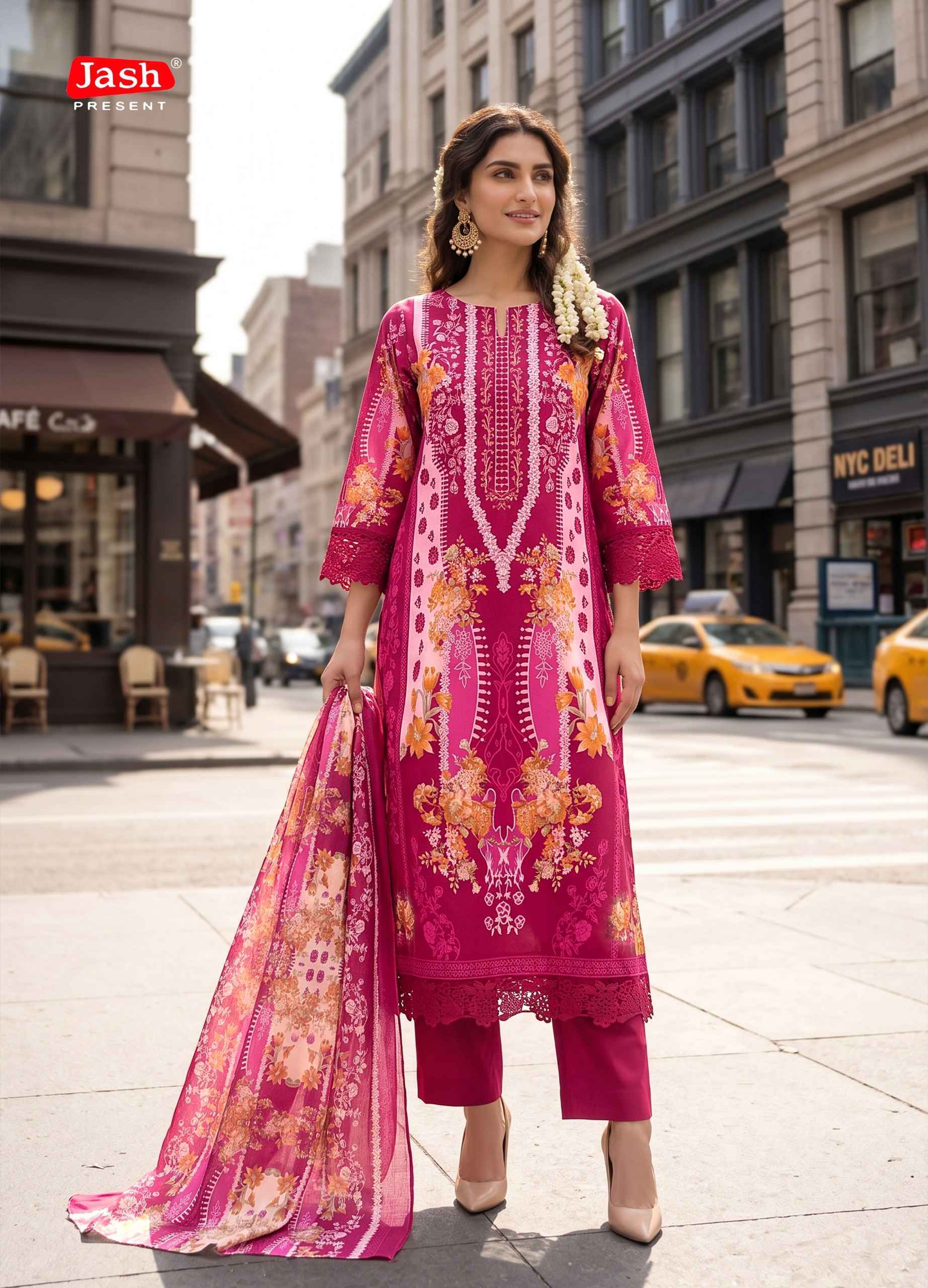 Jash Elliza Vol 56 Wholesale Pakistani Cotton Dress Material ( 10 pcs Catalogue )