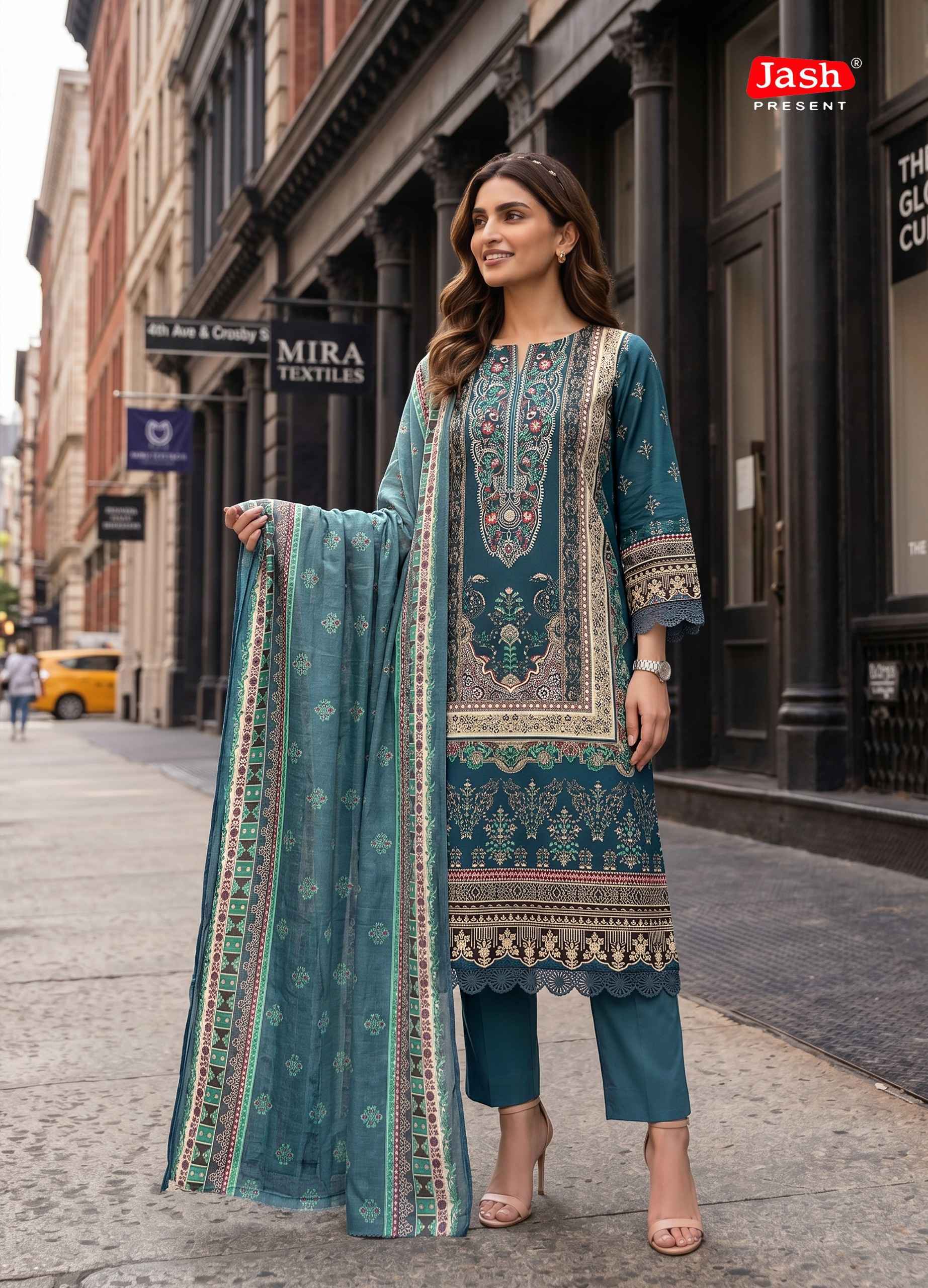 Jash Elliza Vol 56 Wholesale Pakistani Cotton Dress Material ( 10 pcs Catalogue )