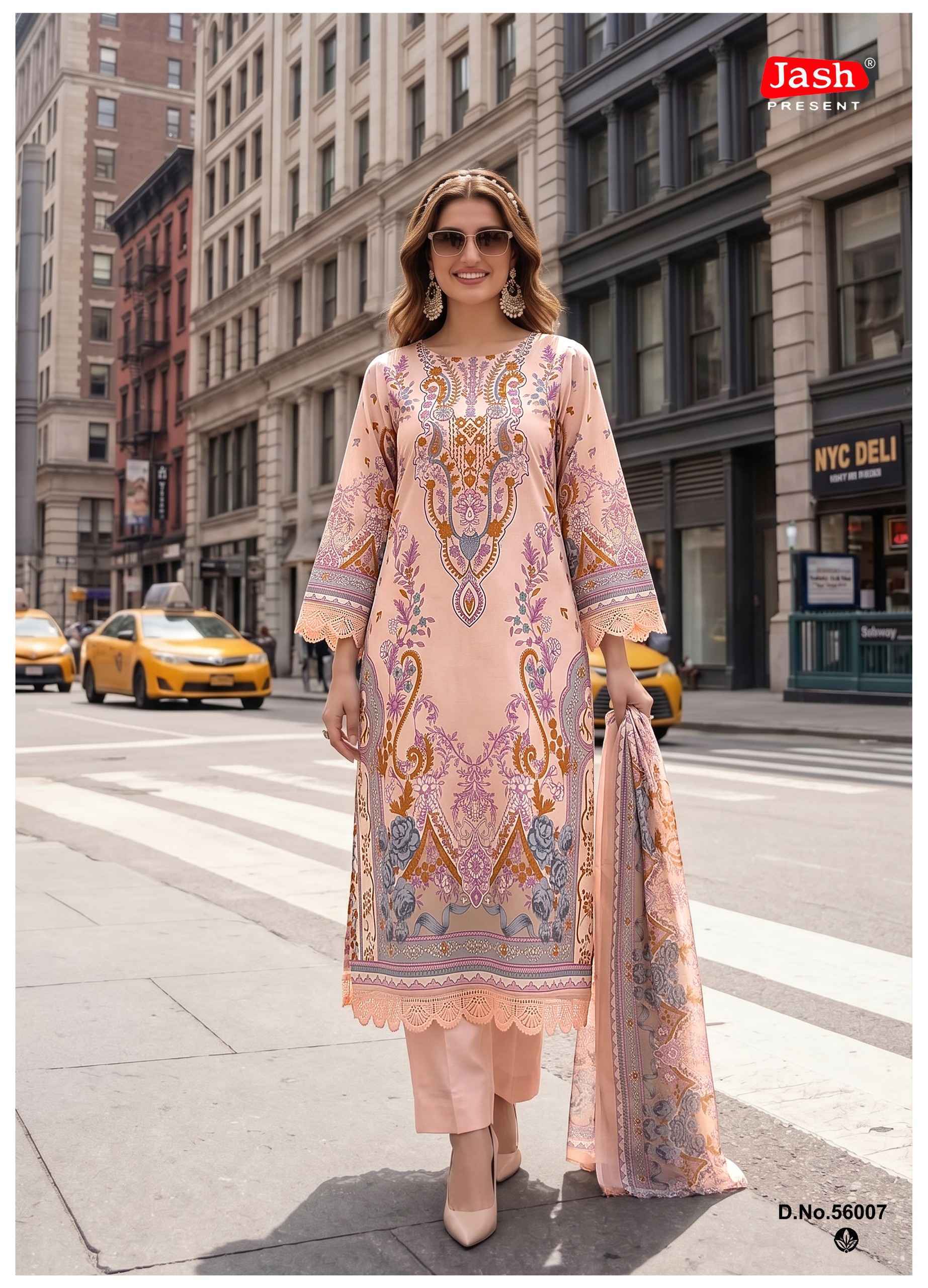 Jash Elliza Vol 56 Wholesale Pakistani Cotton Dress Material ( 10 pcs Catalogue )