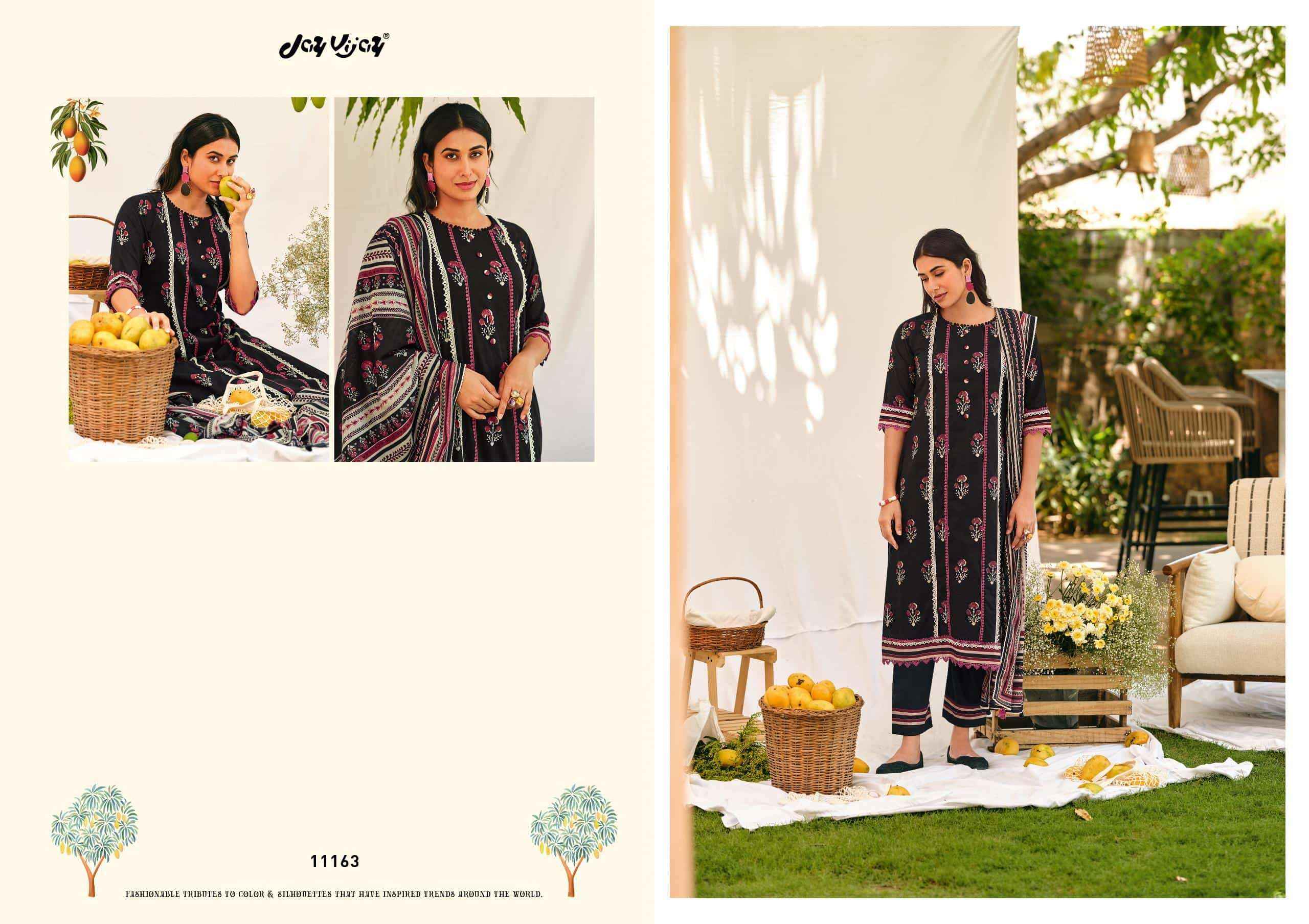 Jay Vijay Aam Bagh Exclusive Designs Cotton Dress Catalog _Wholesale Surat Rate ( 6 Pcs catalog )
