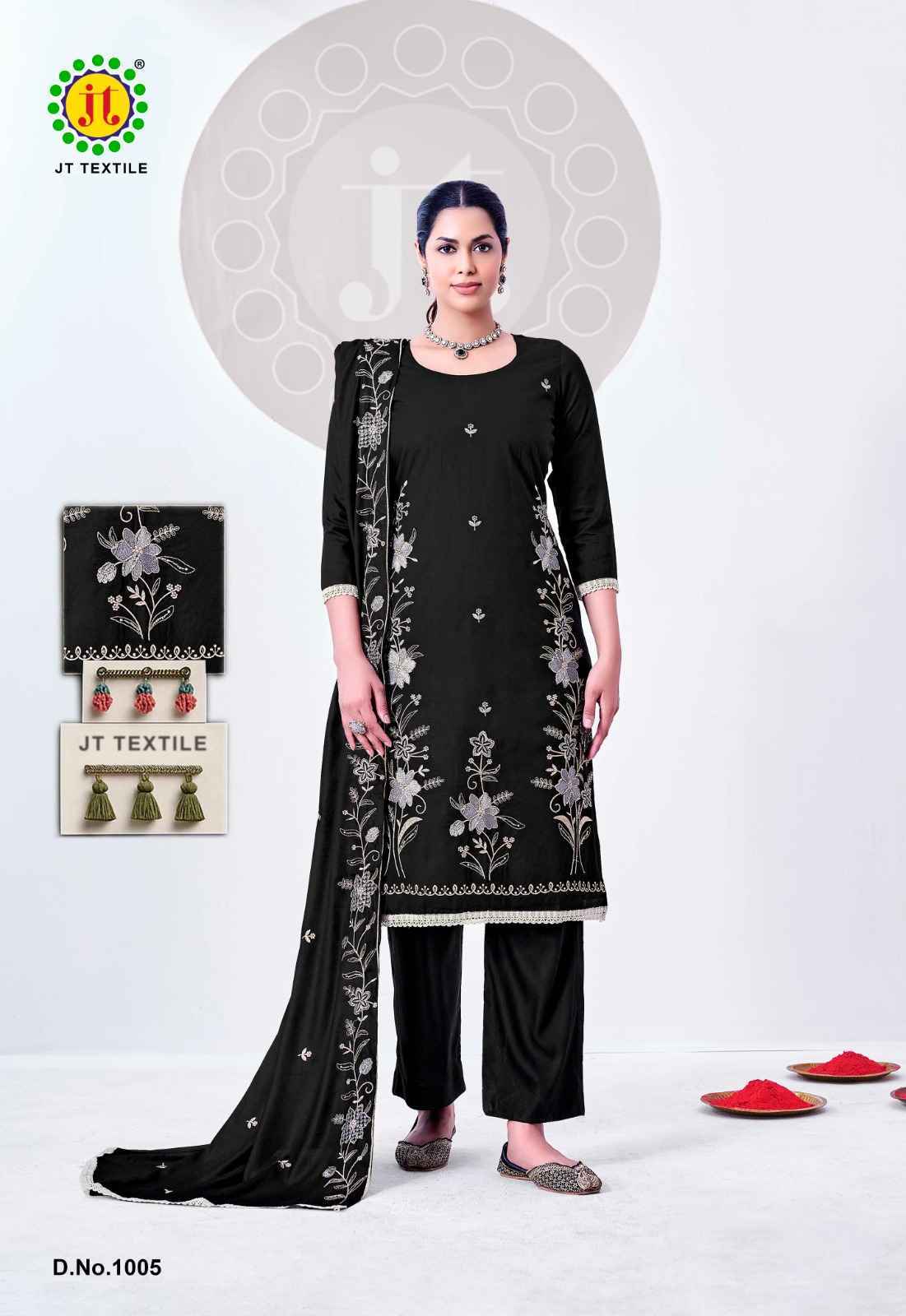 Jt Alina Vol 2 Rayon Dress Material _ Wholesale Surat Collection ( 5 Pcs Catalog )