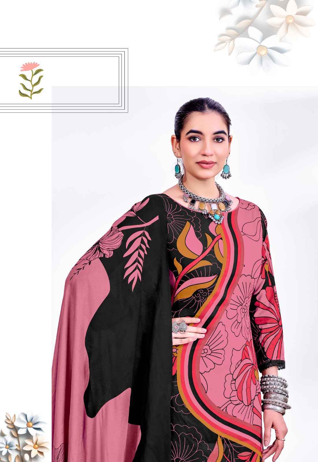 Jt Nigaar Vol 12 Rayon Dress Material Clothes Wholesale Website ( 5 Pcs Catalog )
