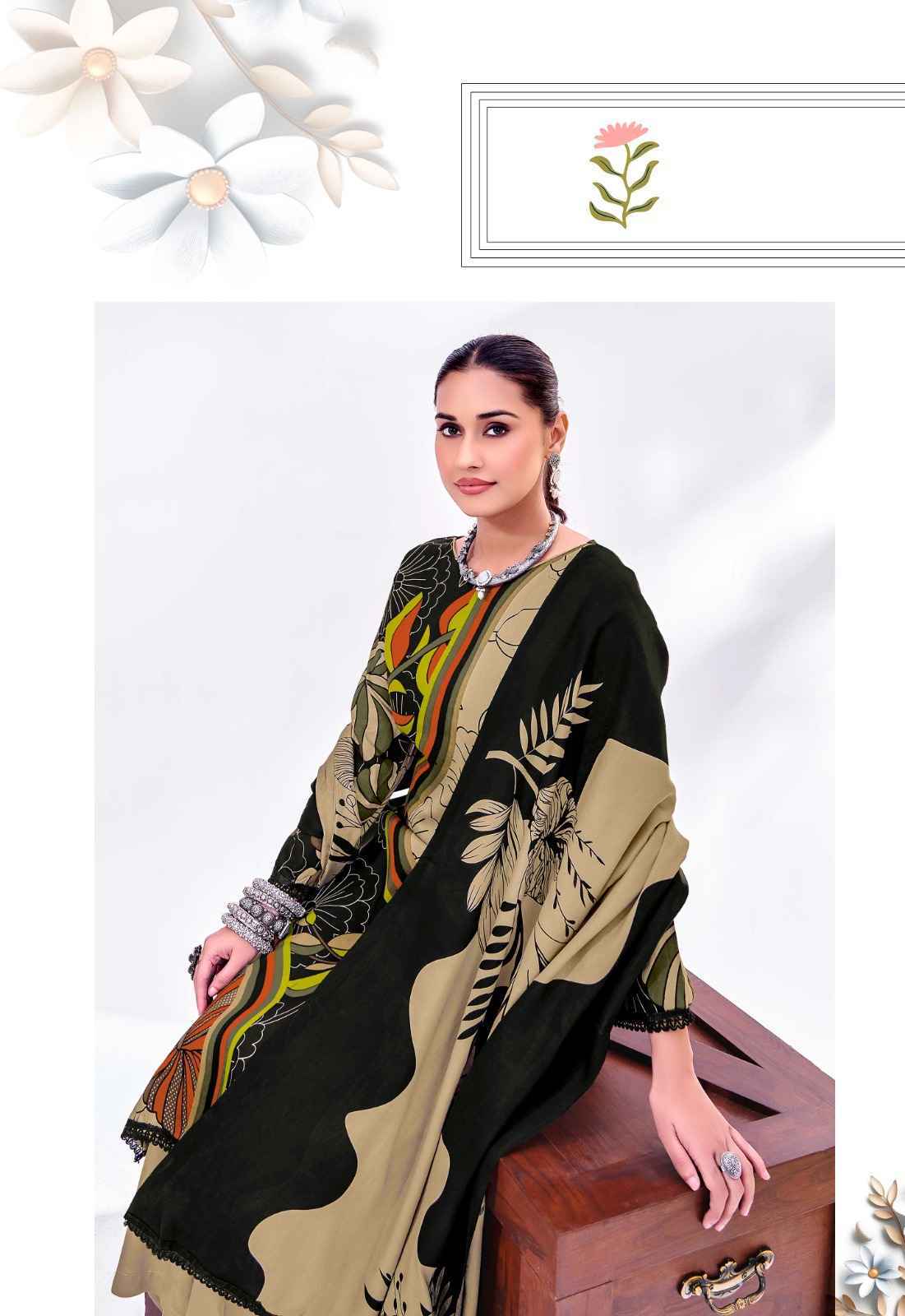 Jt Nigaar Vol 12 Rayon Dress Material Clothes Wholesale Website ( 5 Pcs Catalog )