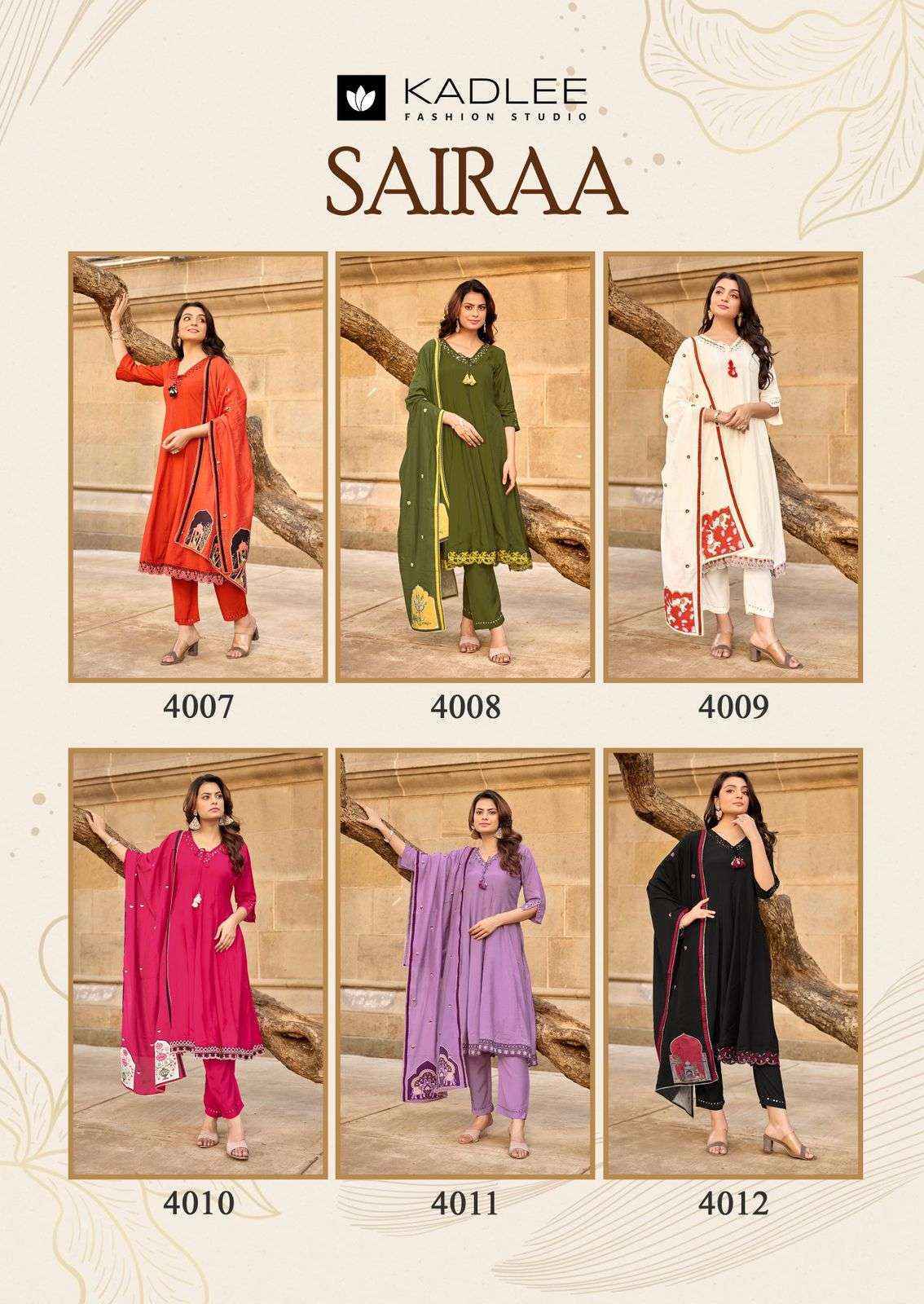 Kadlee Sairaa Muslin Kurti Combo _ Wholesale Surat Collection ( 6 Pcs Catalog )