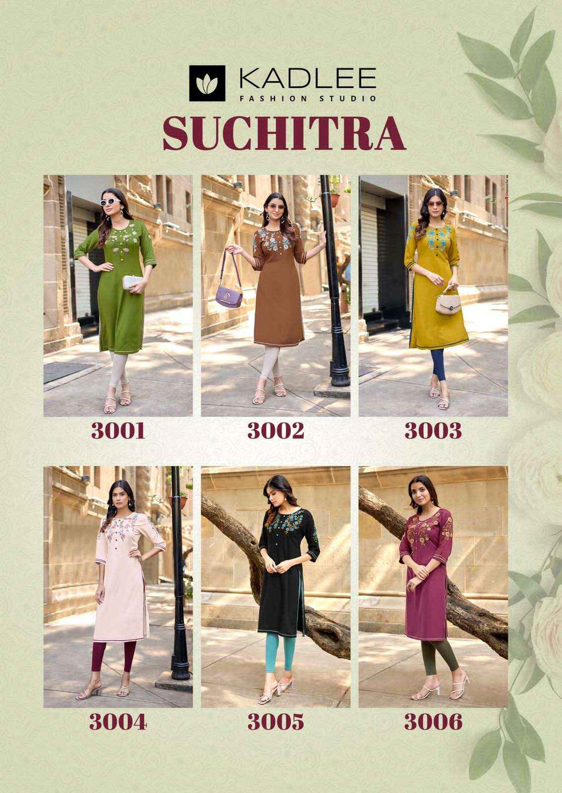 Kadlee Suchitra Premium Designs Ladies Kurta _ Wholesale Surat ( 6 Pcs Catalog )