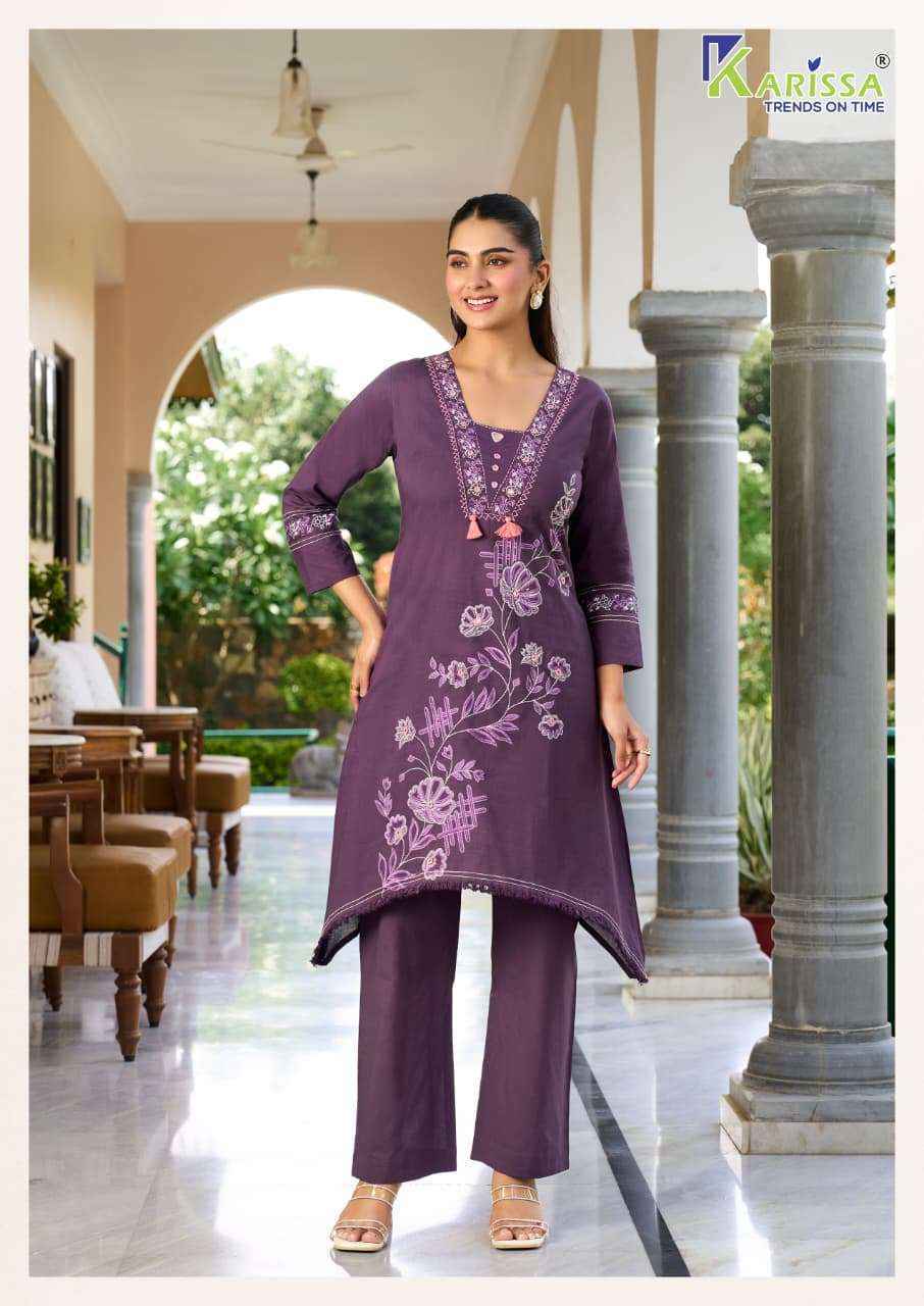 Karissa Amrita Cotton Kurti With Bottom _ Wholesale Surat Collection ( 4 Pcs Catalog )