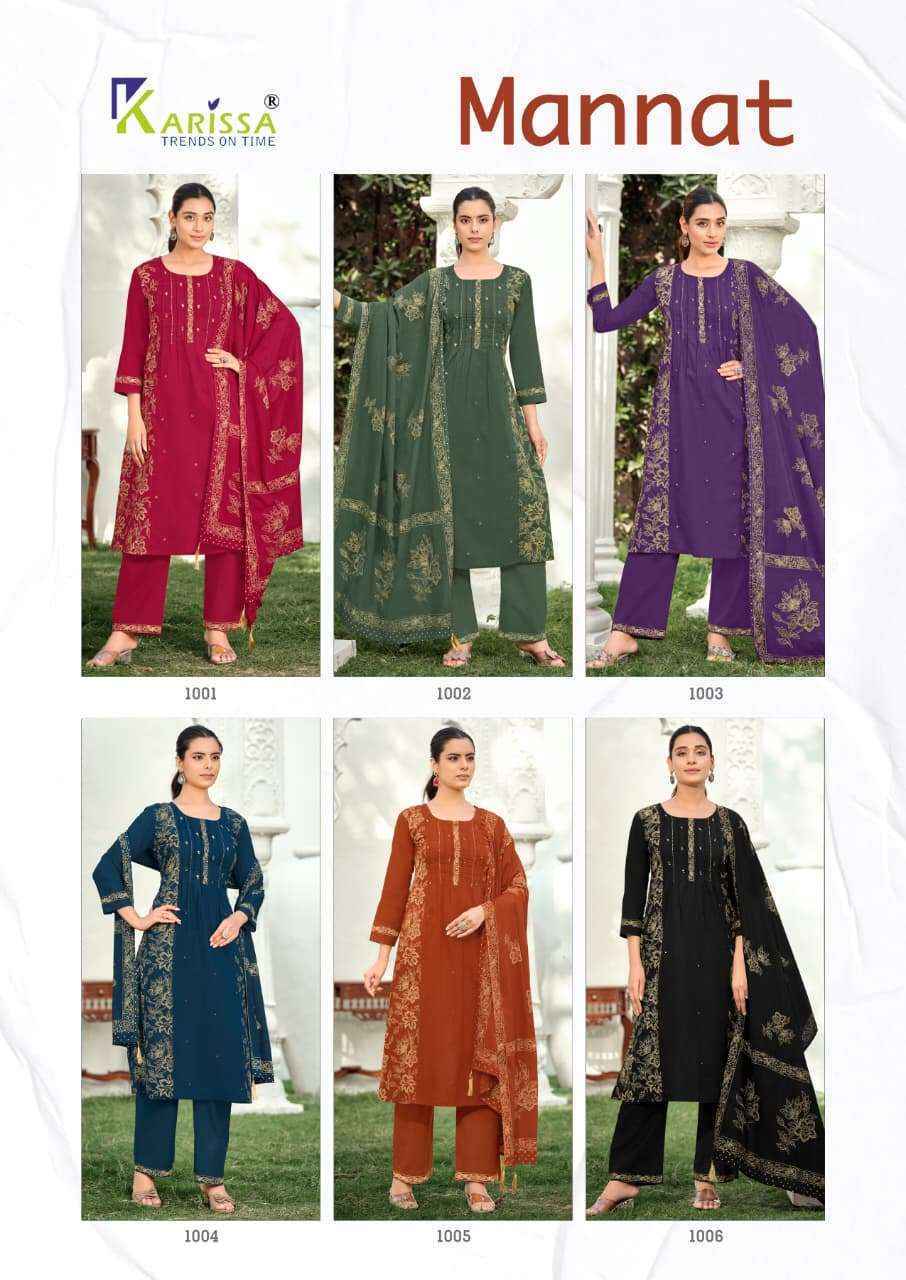 Karissa Mannat Cotton Readymade Suits - Wholesale Wholesale Market ( 6 pcs Catalogue )