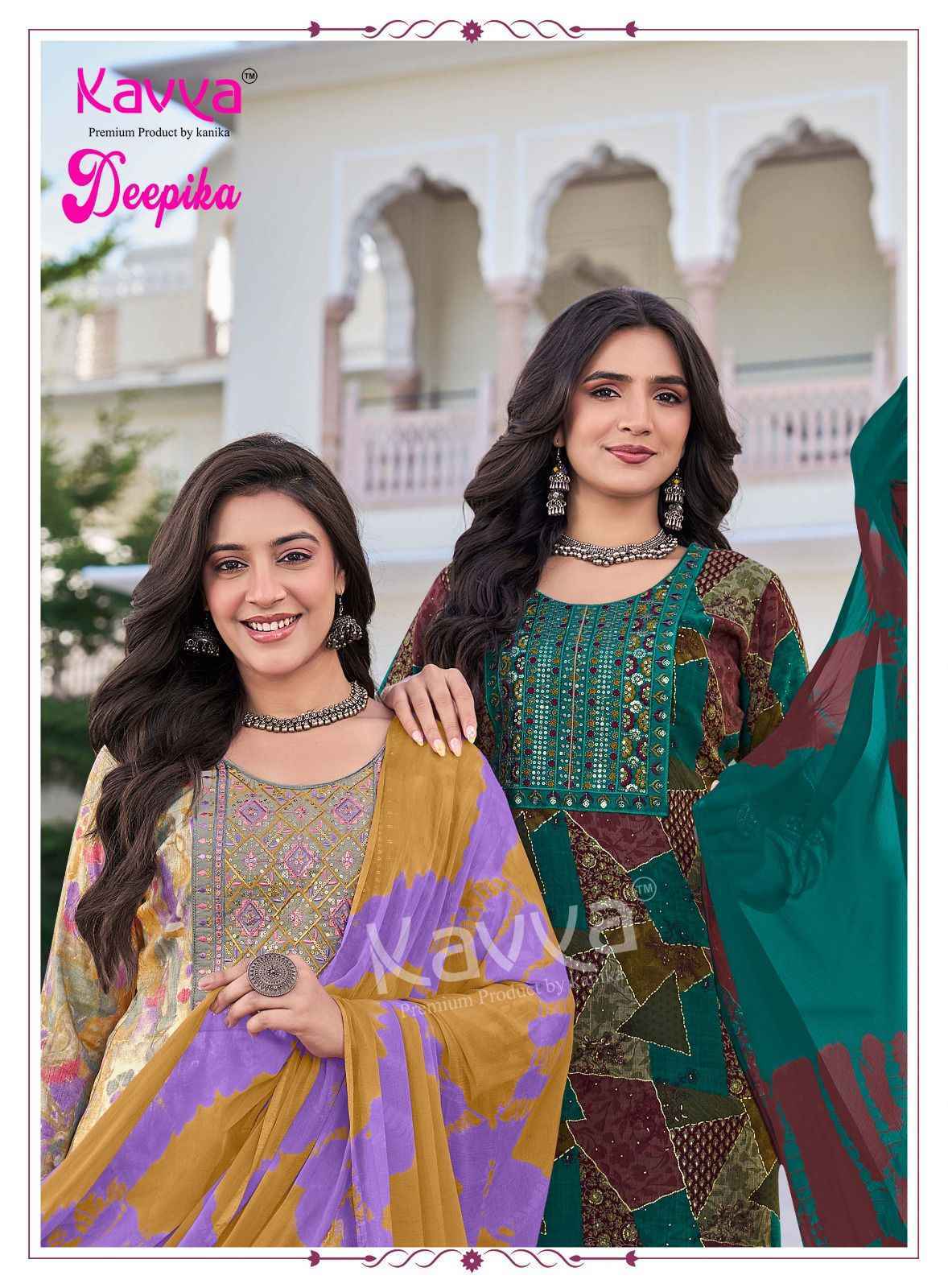 Kavya Deepika Vol 64 Capsule Readymade Suits ( 10 pcs Catalogue )