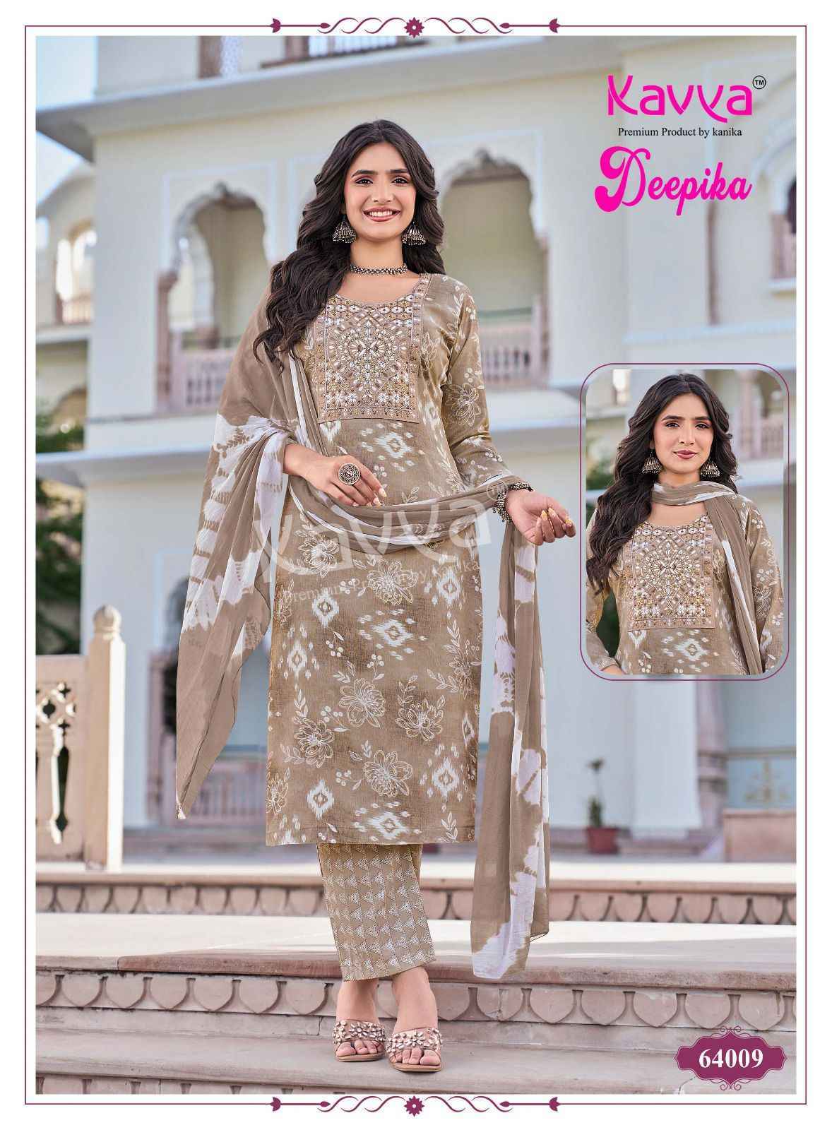 Kavya Deepika Vol 64 Capsule Readymade Suits ( 10 pcs Catalogue )