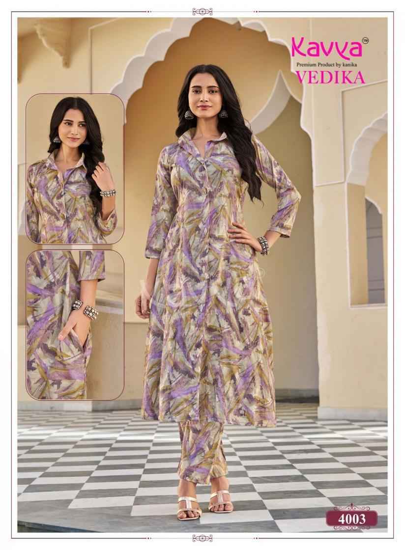 Kavya Vedika Vol 4 Co Ord Set, Latest Catalogue Wholesale Price ( 10 pcs Catalogue )