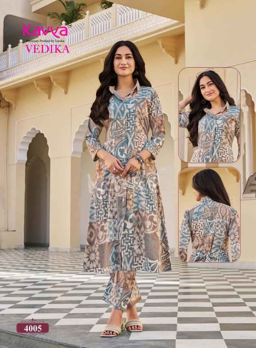 Kavya Vedika Vol 4 Co Ord Set, Latest Catalogue Wholesale Price ( 10 pcs Catalogue )