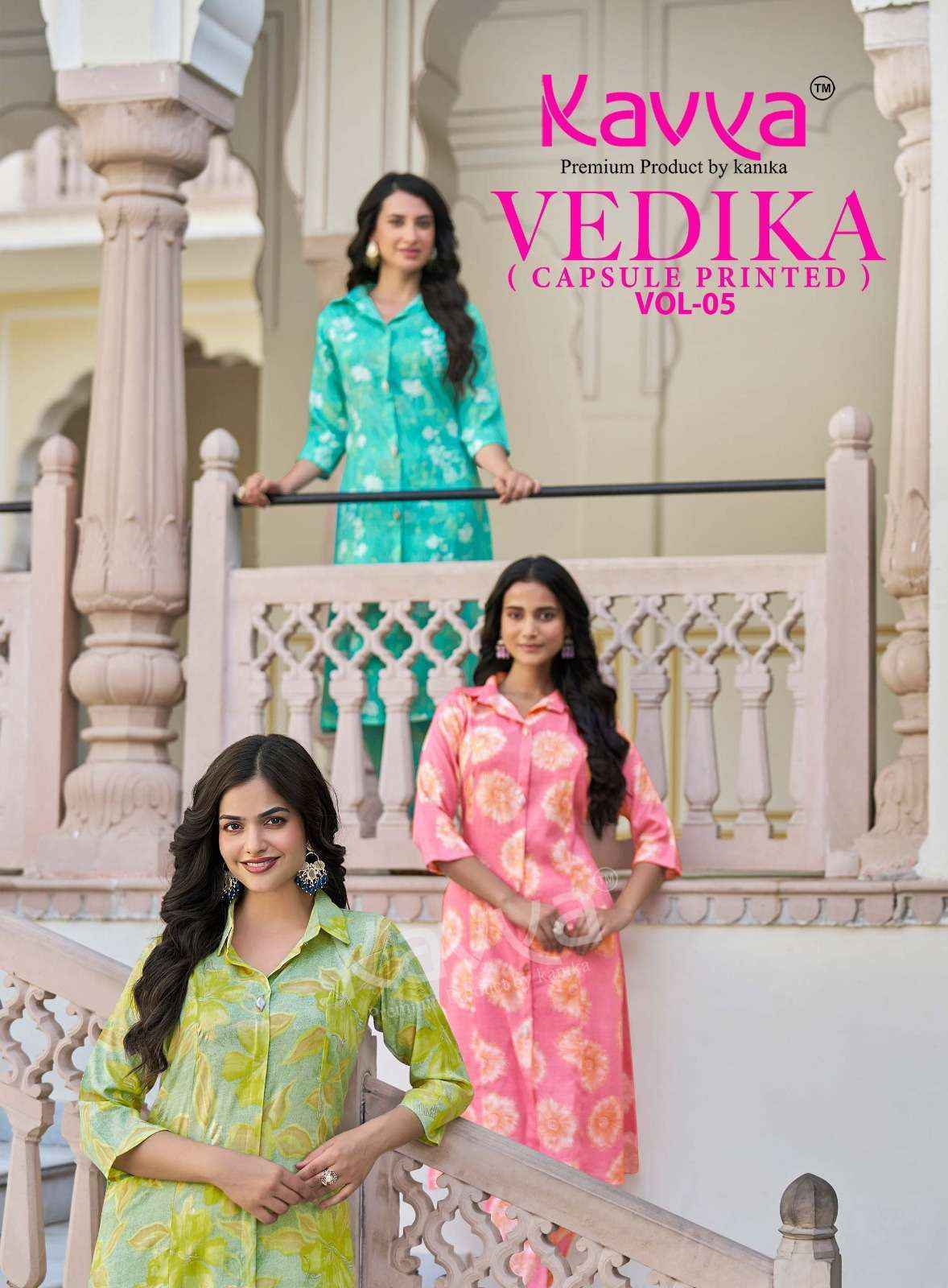 Kavya Vedika Vol 5 Capsule Co Ord Set,  Surat Wholesale Factory ( 10 pcs Catalogue )