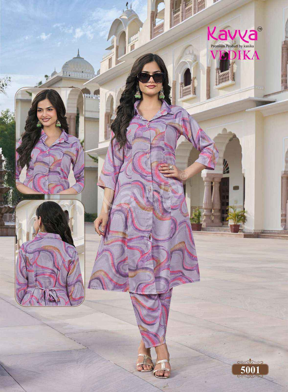 Kavya Vedika Vol 5 Capsule Co Ord Set,  Surat Wholesale Factory ( 10 pcs Catalogue )