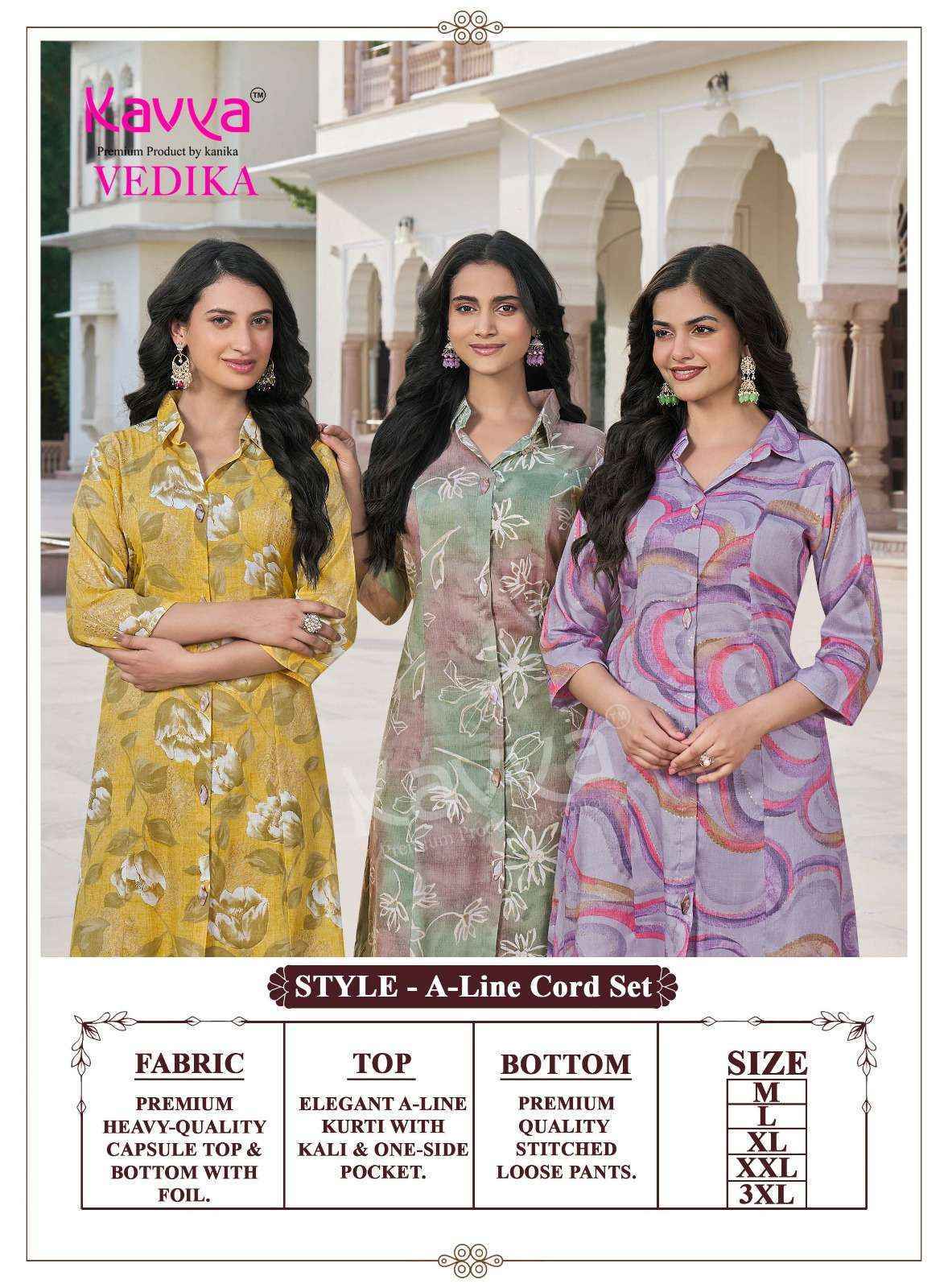 Kavya Vedika Vol 5 Capsule Co Ord Set,  Surat Wholesale Factory ( 10 pcs Catalogue )