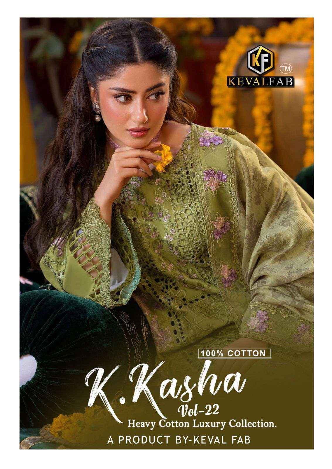 Keval Fab K Kasha Vol 22 Readymade Cotton Suit _ Wholesale Surat Rate ( 6 Pcs Catalog )