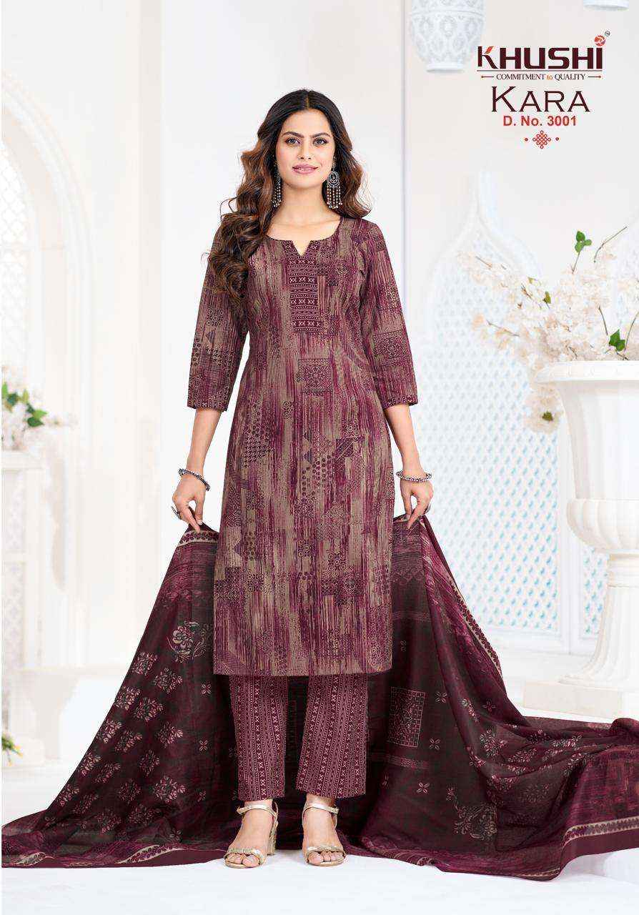 Khushi Kara Vol 3 Exclusive Cotton Kurti Bottom Dupatta Set _ Wholesale Texteli Collection ( 12 Pcs Catalog )