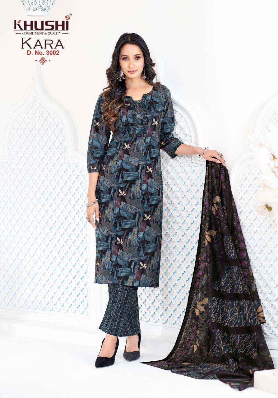 Khushi Kara Vol 3 Exclusive Cotton Kurti Bottom Dupatta Set _ Wholesale Texteli Collection ( 12 Pcs Catalog )