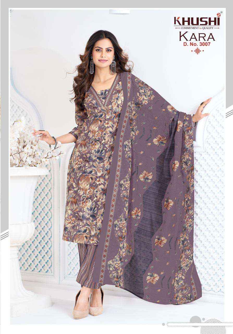 Khushi Kara Vol 3 Exclusive Cotton Kurti Bottom Dupatta Set _ Wholesale Texteli Collection ( 12 Pcs Catalog )