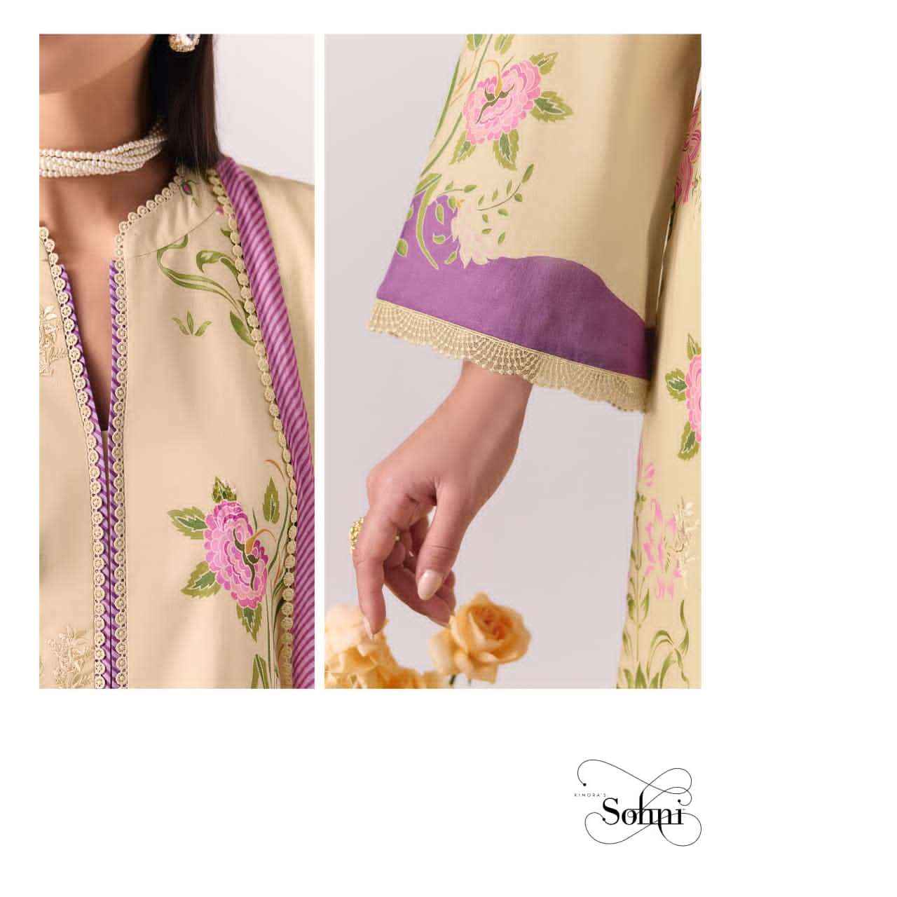 Kimora Sohni Coral Pure Cotton Premium Wear Suit Wholesale Surat Rate ( 4 Pcs Catalog )