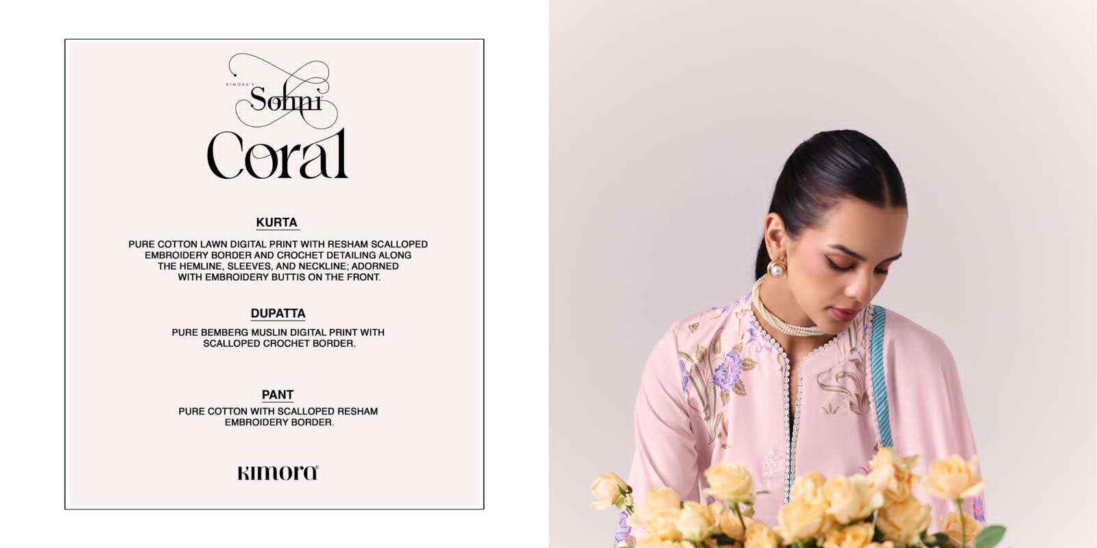 Kimora Sohni Coral Pure Cotton Premium Wear Suit Wholesale Surat Rate ( 4 Pcs Catalog )