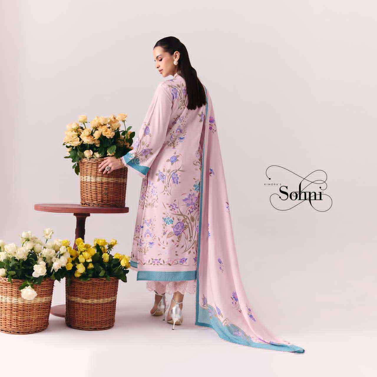 Kimora Sohni Coral Pure Cotton Premium Wear Suit Wholesale Surat Rate ( 4 Pcs Catalog )