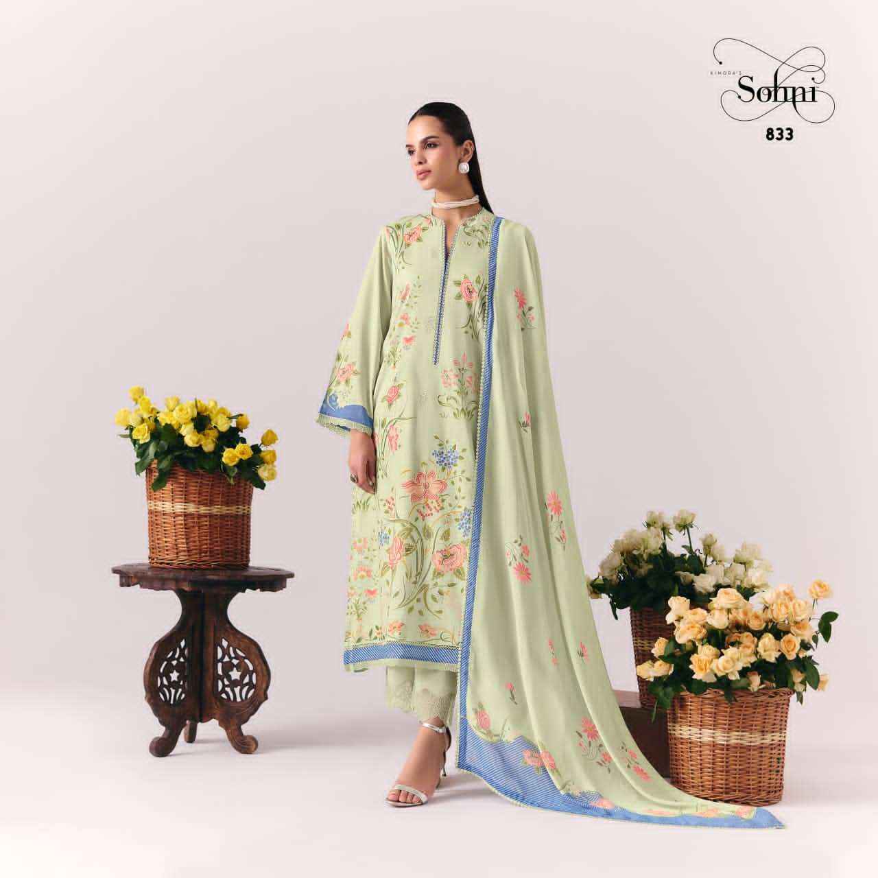 Kimora Sohni Coral Pure Cotton Premium Wear Suit Wholesale Surat Rate ( 4 Pcs Catalog )