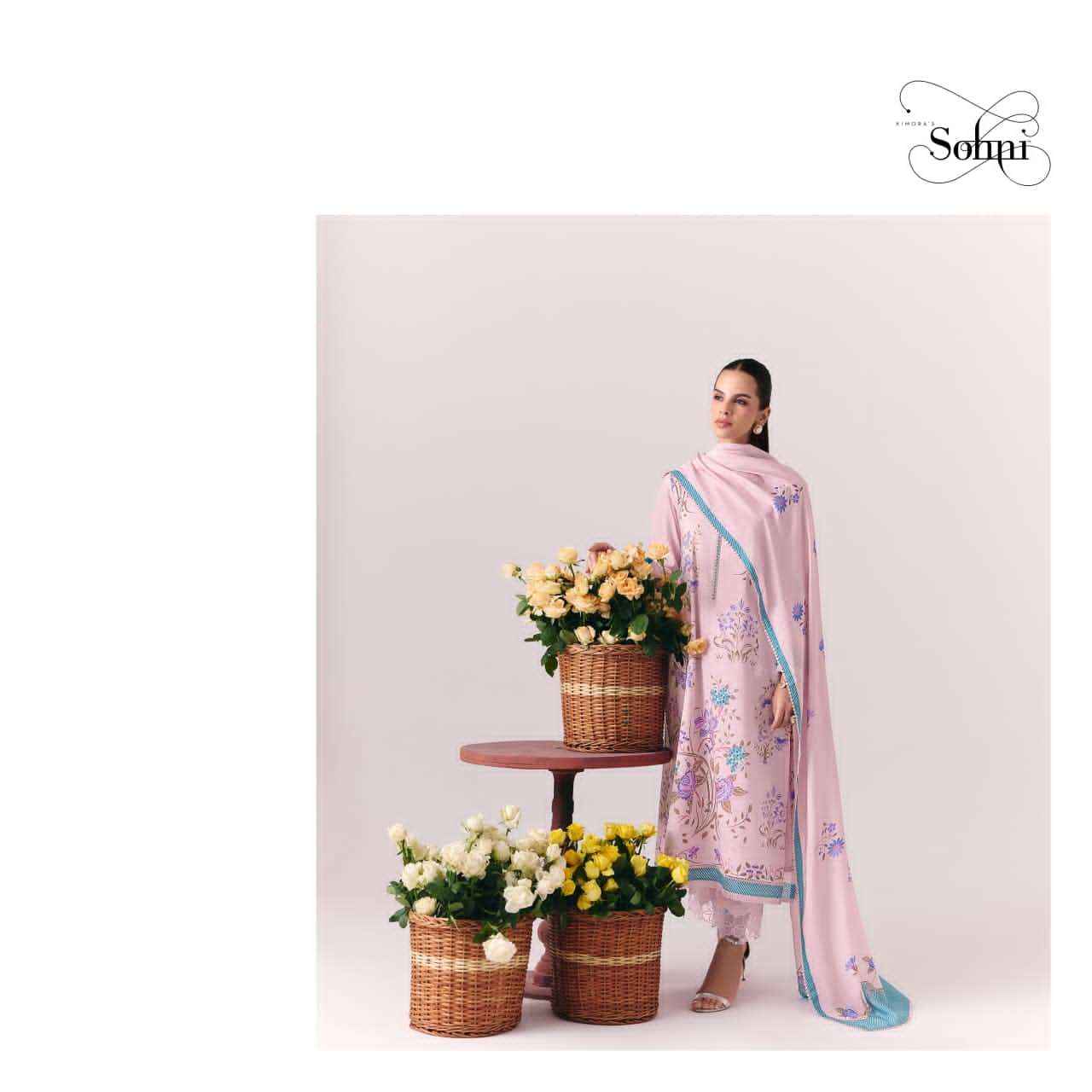 Kimora Sohni Coral Pure Cotton Premium Wear Suit Wholesale Surat Rate ( 4 Pcs Catalog )