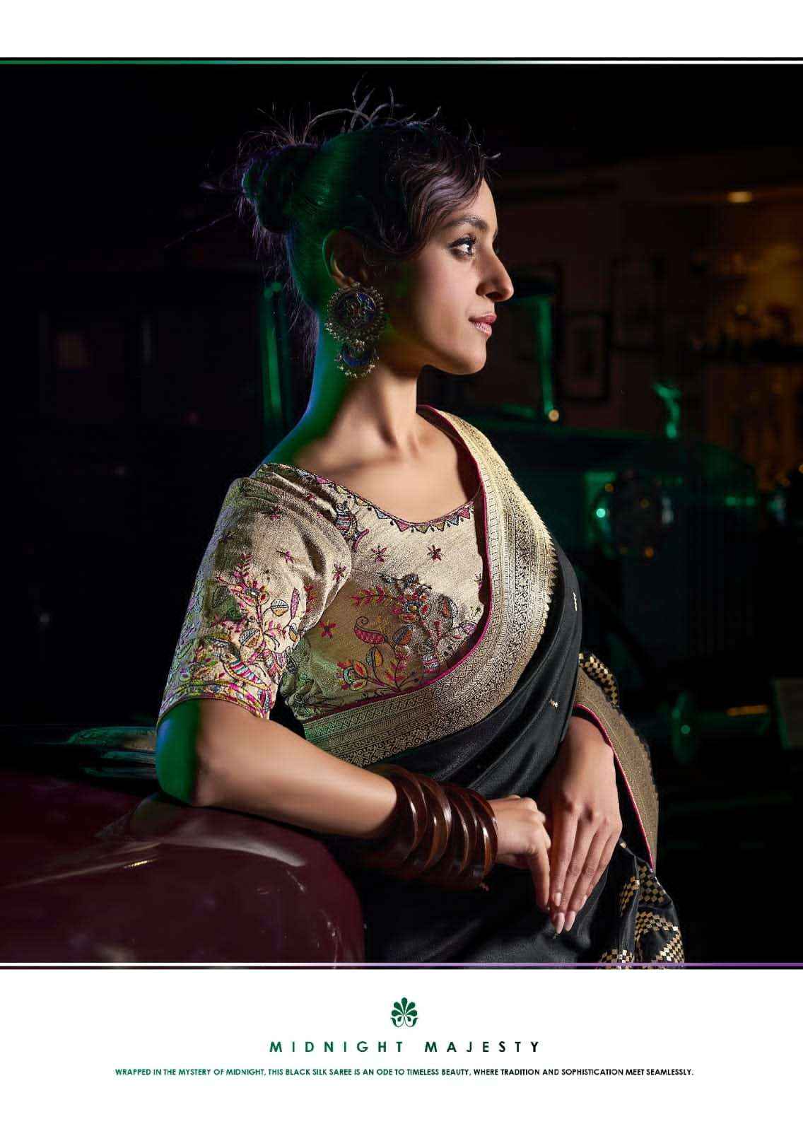 Kira Kavisha 7101 to 7106 Pure Silk Saree _ Wholesale Surat Rate ( 6 Pcs Catalog )