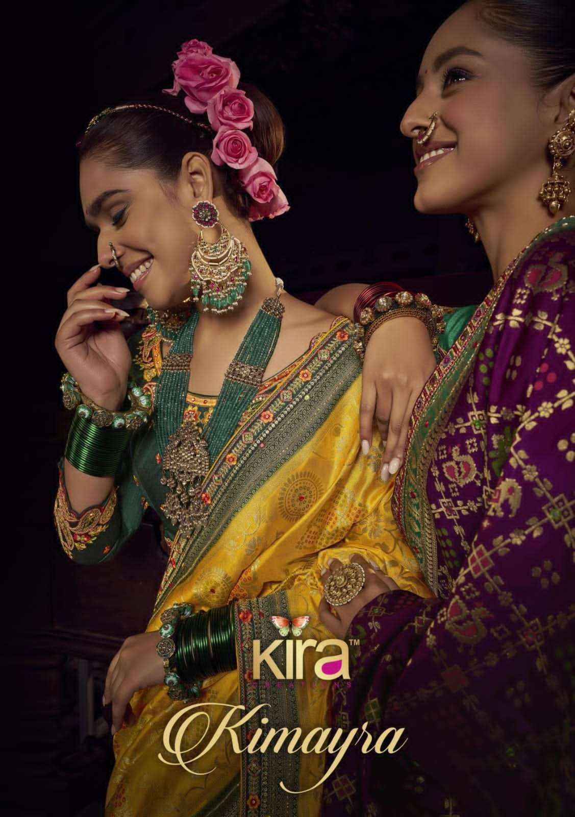 Kira Kimayra 6901 to 6906 Handwork Dola Silk Saree latest _ Surat Textile Market ( 6 Pcs Catalog )