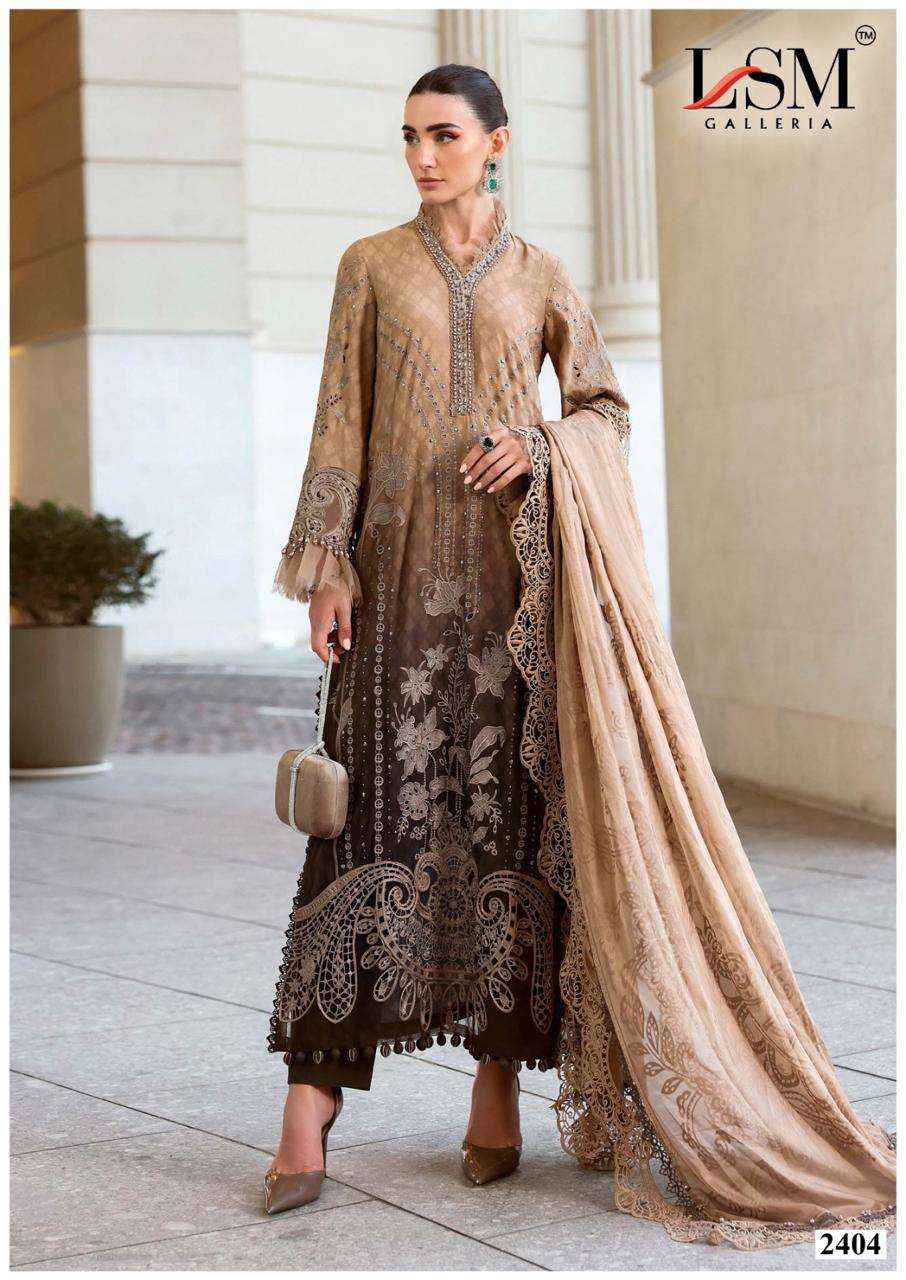 Lsm Parian Dream Vol 24 Printed Pure Lawn Dress Material Wholesale Surat rate ( 6 Pcs Catalog )