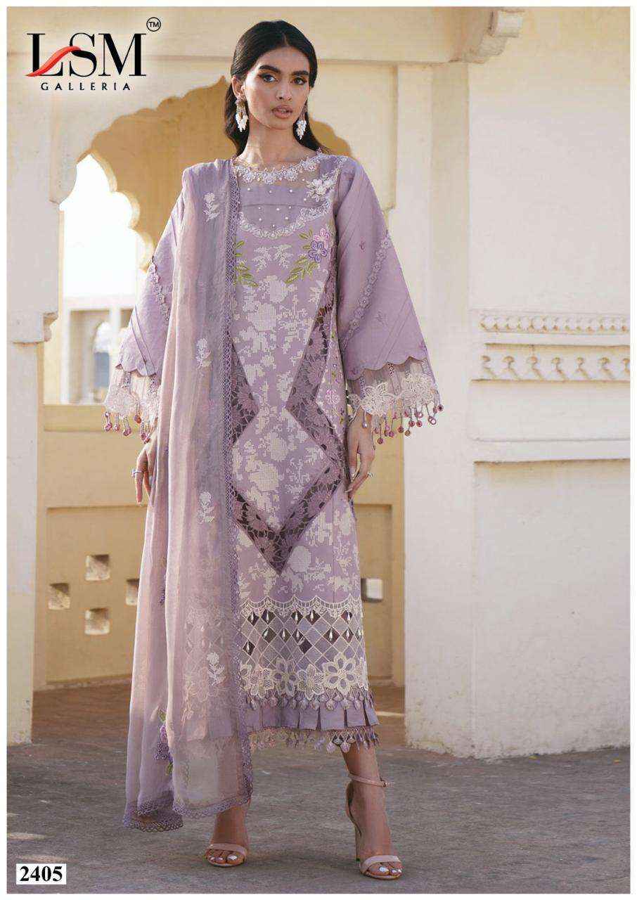 Lsm Parian Dream Vol 24 Printed Pure Lawn Dress Material Wholesale Surat rate ( 6 Pcs Catalog )
