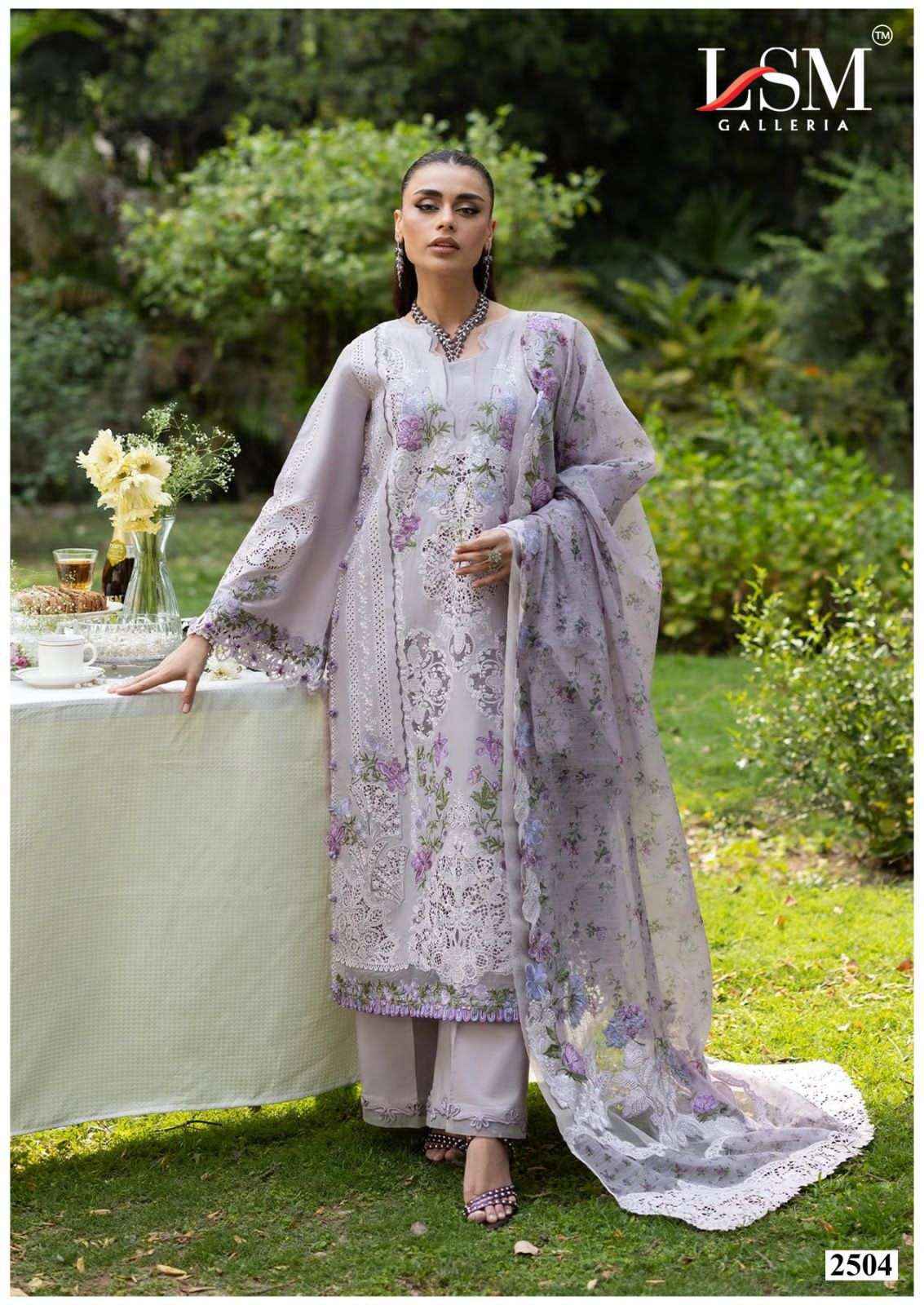 Lsm Parian Dream Vol 25 Pakistani Dress material Wholesale ( 6 Pcs Catalogue )