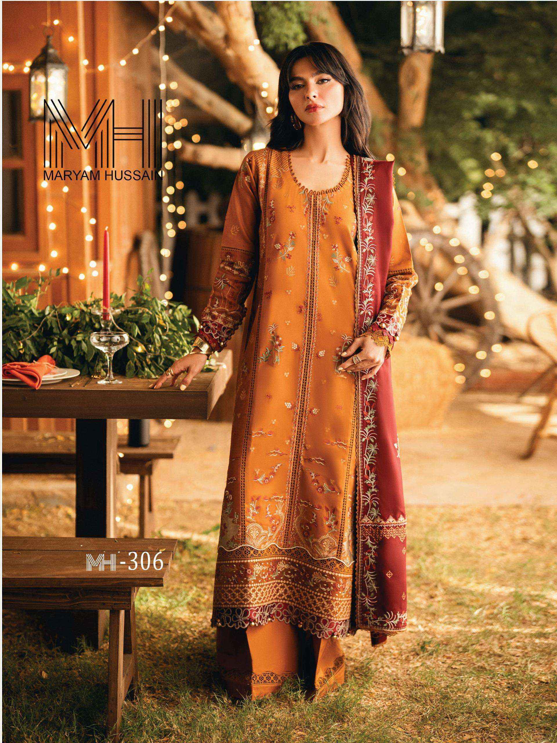Maryam Hussain Noor E Kainat Vol 3 Cotton Dress Material _ Wholesale Surat ( 6 Pcs Catalog )
