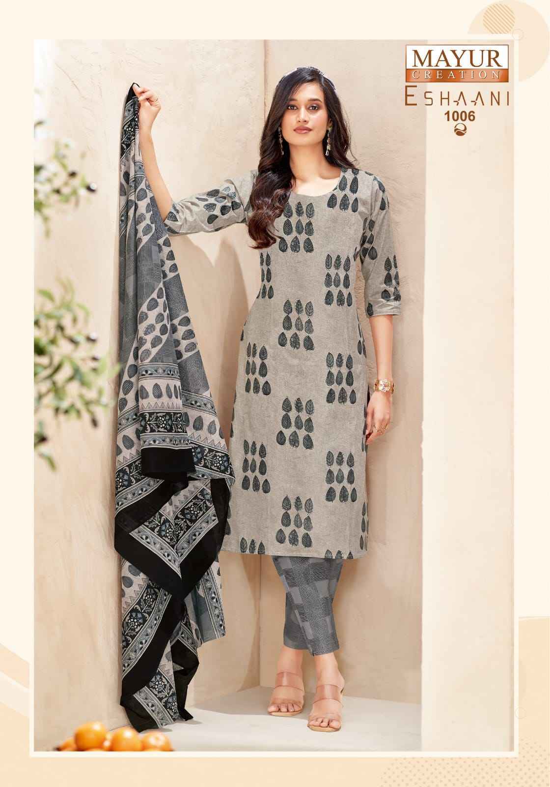 Mayur Creation Eshaani Cotton Dress Material  _ Wholesale Market Price ( 10 Pcs Catalog )